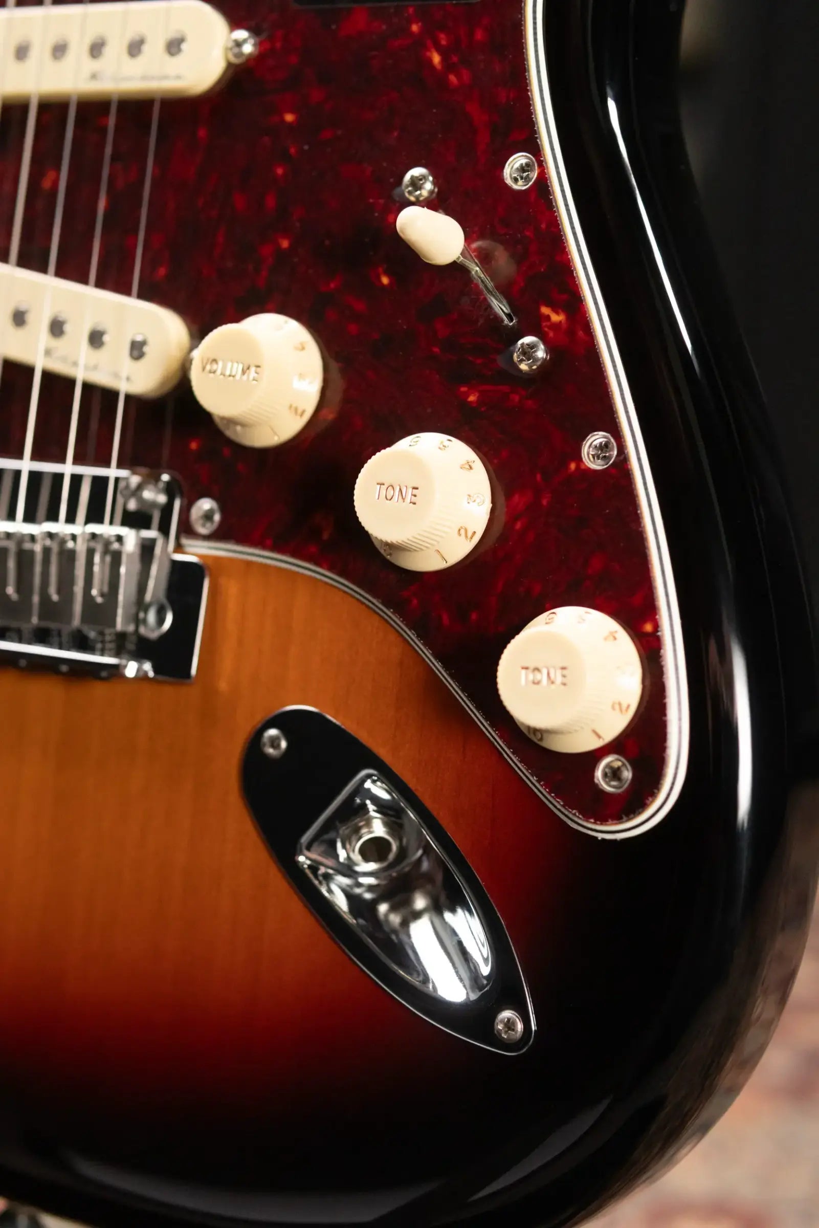 Fender Player II Modified Stratocaster Electric Guitar, Maple Fingerboard - 3 Tone Sunburst with Deluxe Gig Bag