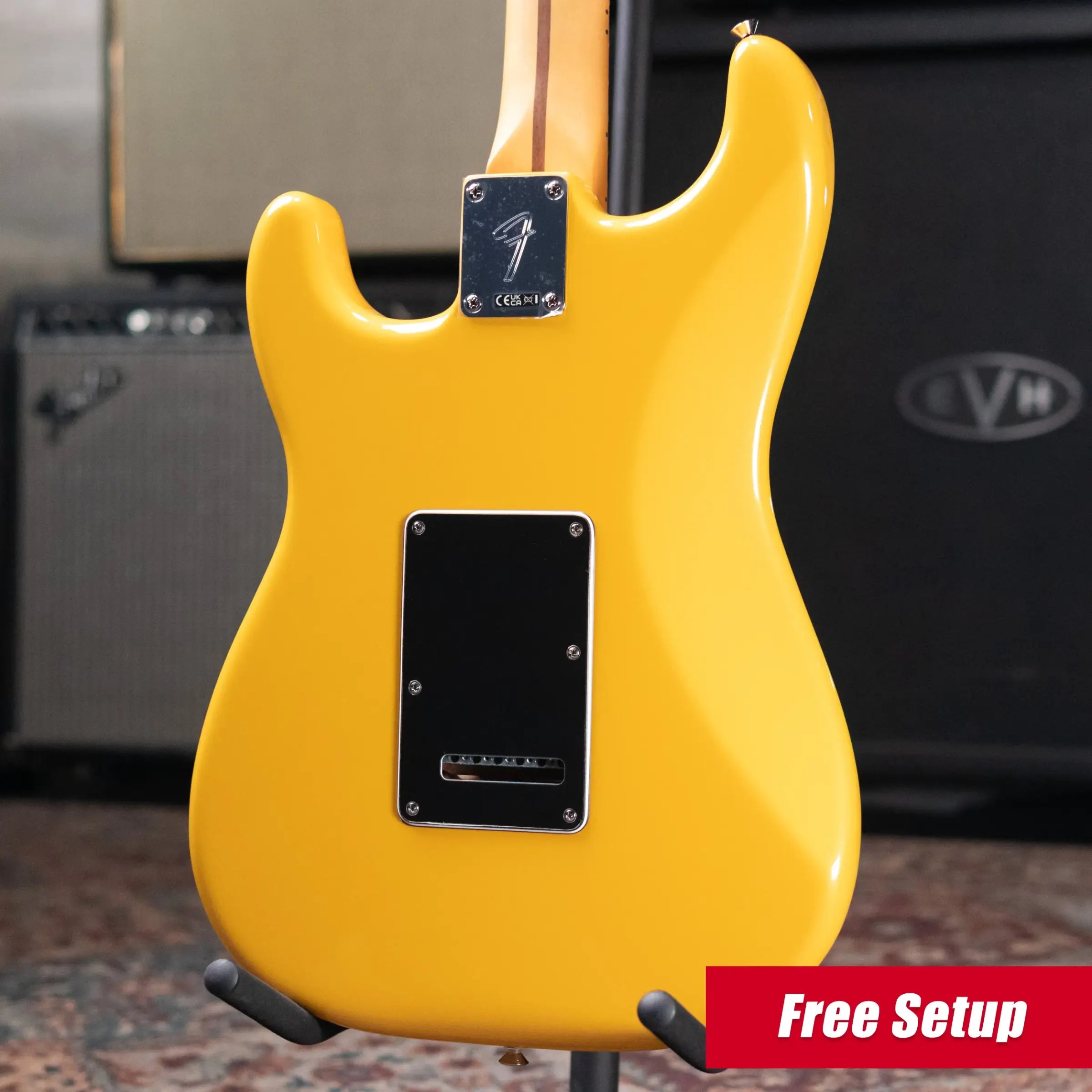 Fender Player II Modified Stratocaster Electric Guitar - Sunshine Yellow, Maple Fingerboard with Deluxe Gig Bag