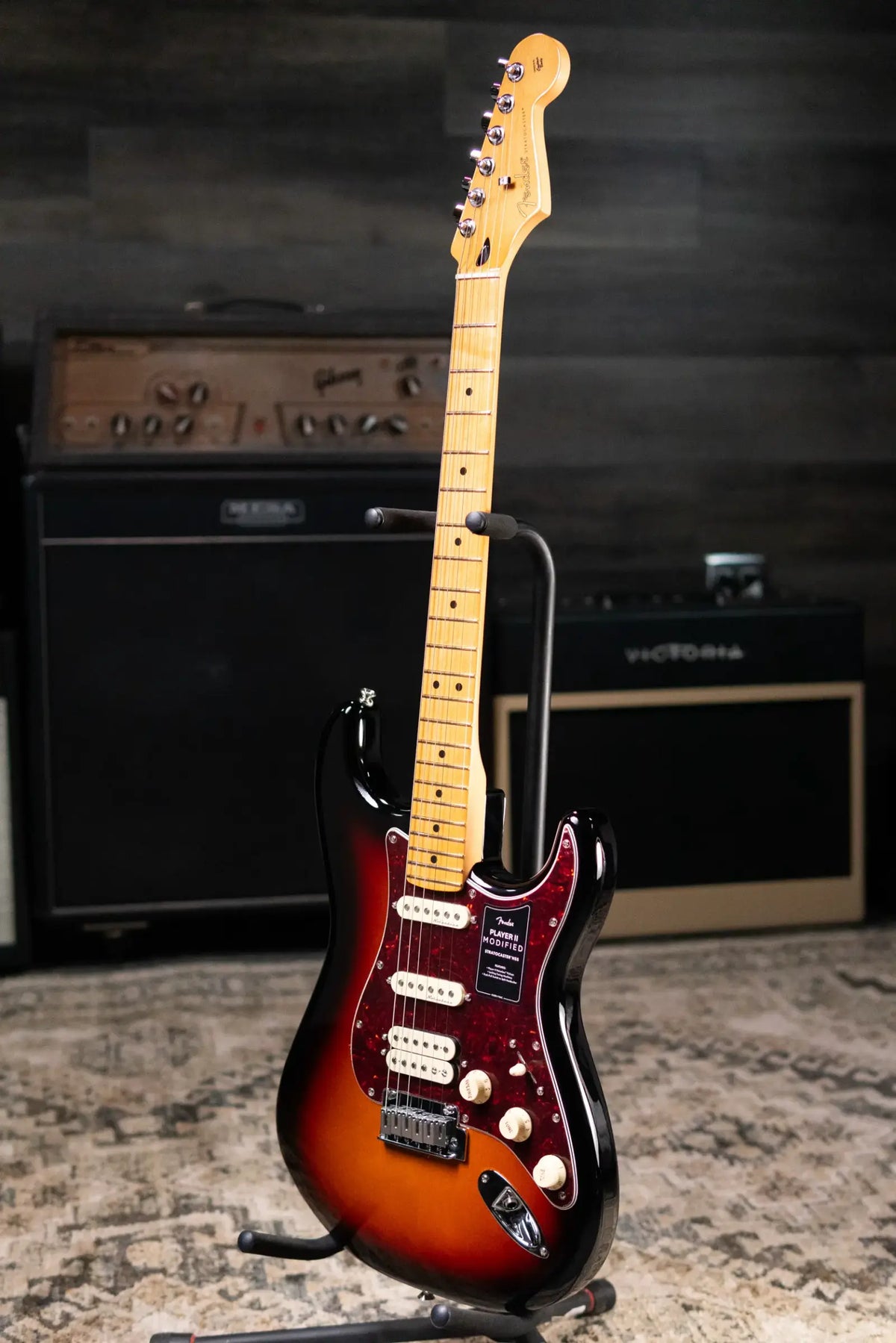 Fender Player II Modified Stratocaster HSS Electric Guitar - 3-Color Sunburst with Gig Bag - Demo