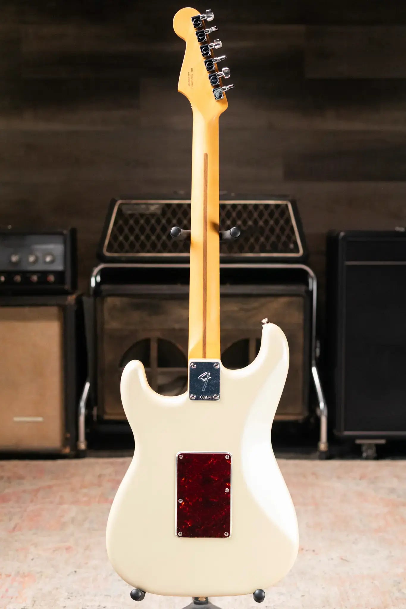 Fender Player II Modified Stratocaster HSS Floyd Rose Electric Guitar - Olympic Pearl with Gig Bag