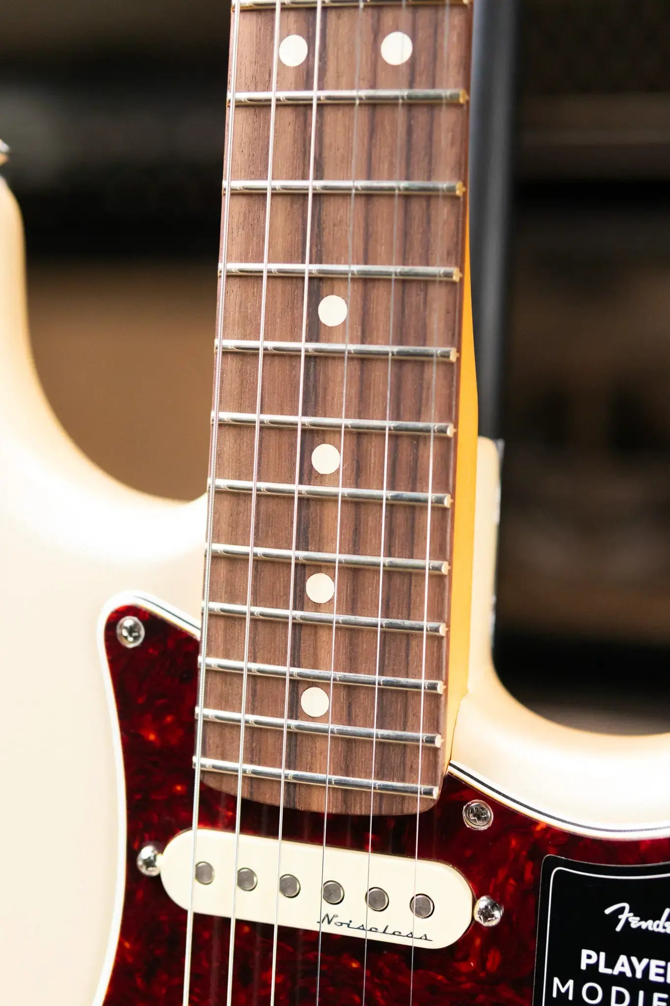 Fender Player II Modified Stratocaster HSS Floyd Rose Electric Guitar - Olympic Pearl with Gig Bag