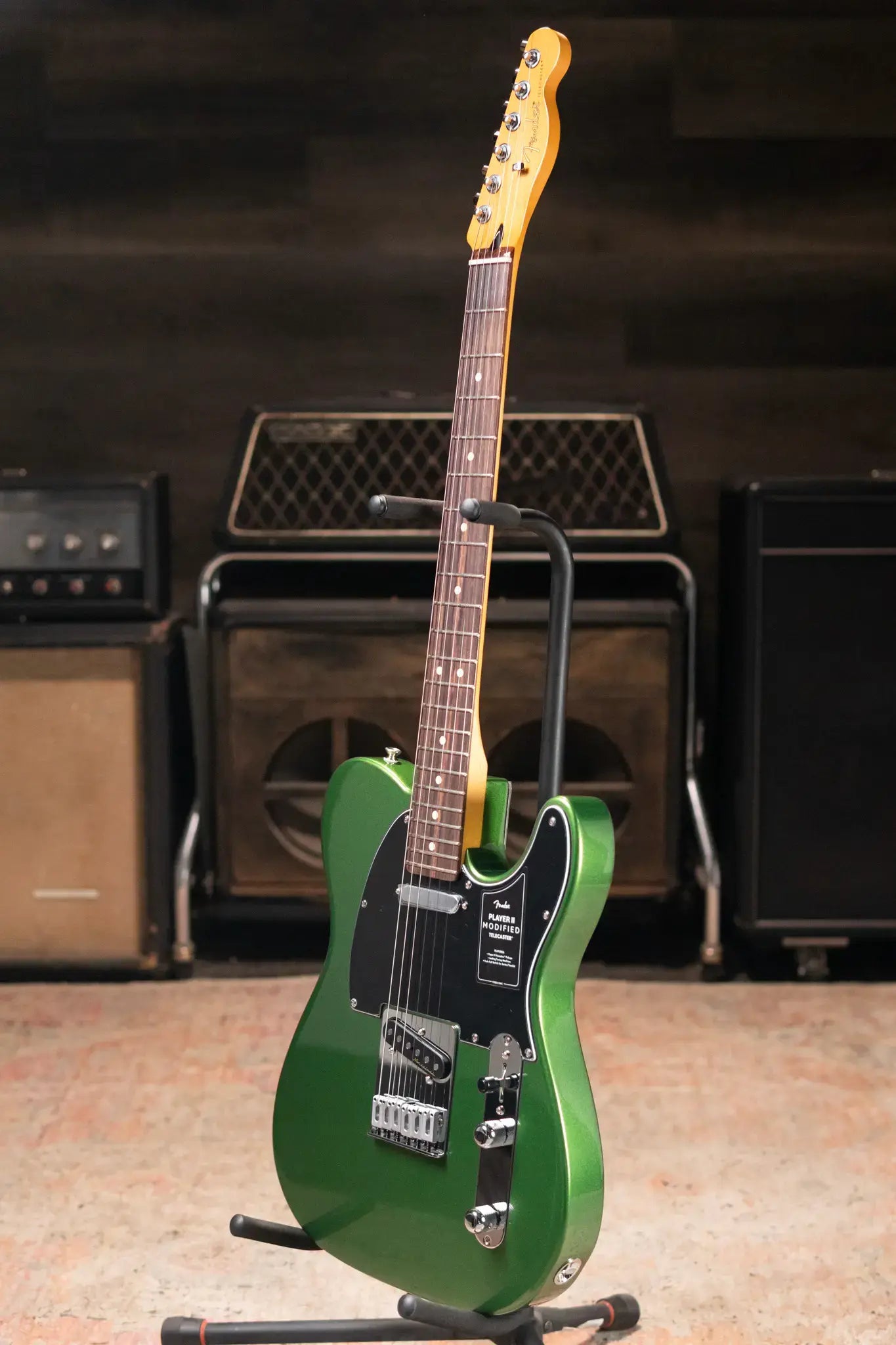 Fender Player II Modified Telecaster Electric Guitar - Harvest Green Metallic with Gig Bag