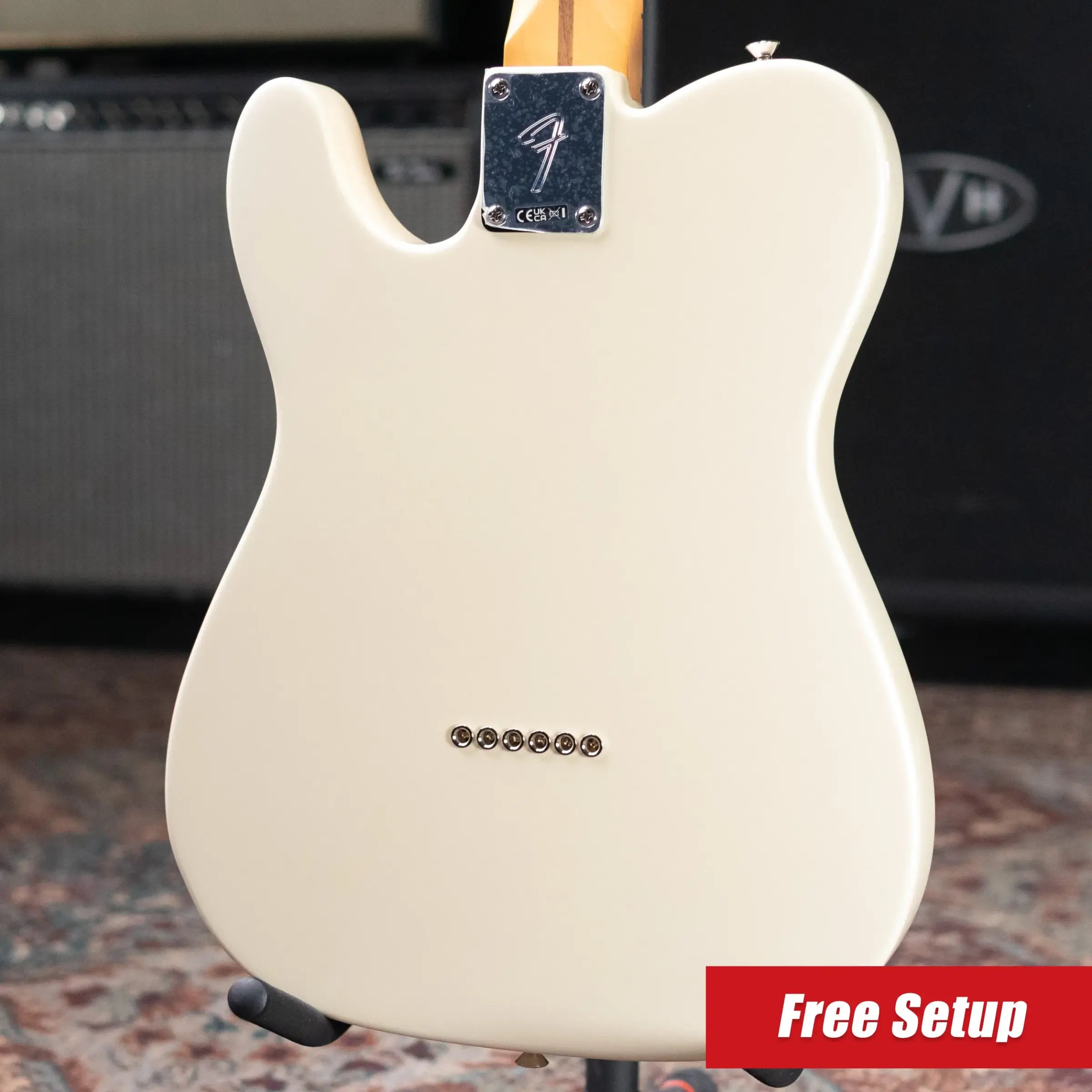 Fender Player II Modified Telecaster Electric Guitar - Olympic Pearl with Gig Bag