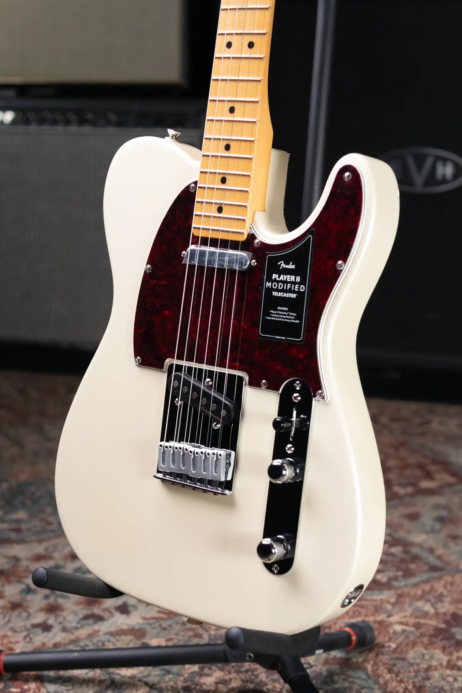 Fender Player II Modified Telecaster Electric Guitar - Olympic Pearl with Gig Bag