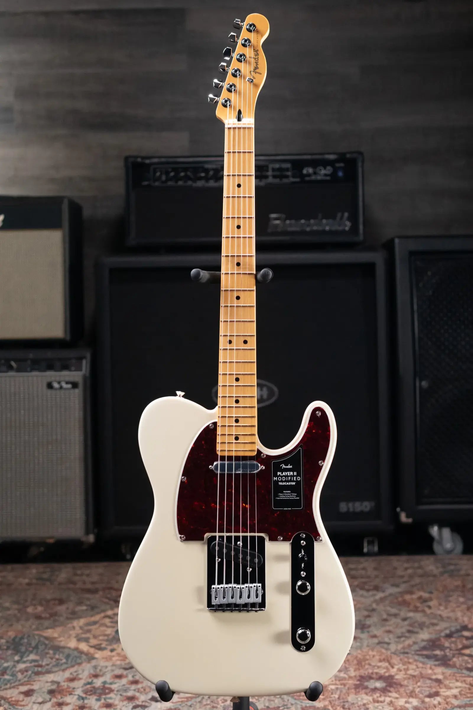 Fender Player II Modified Telecaster Electric Guitar - Olympic Pearl with Gig Bag