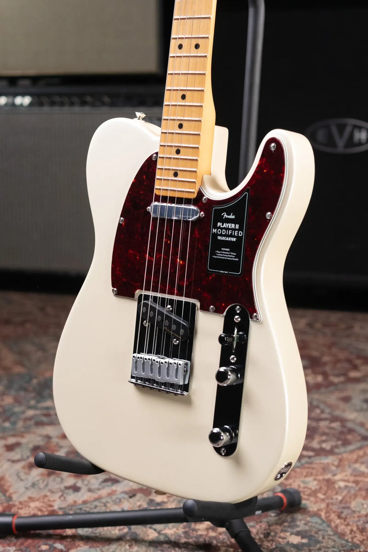 Fender Player II Modified Telecaster Electric Guitar - Olympic Pearl with Gig Bag - Demo