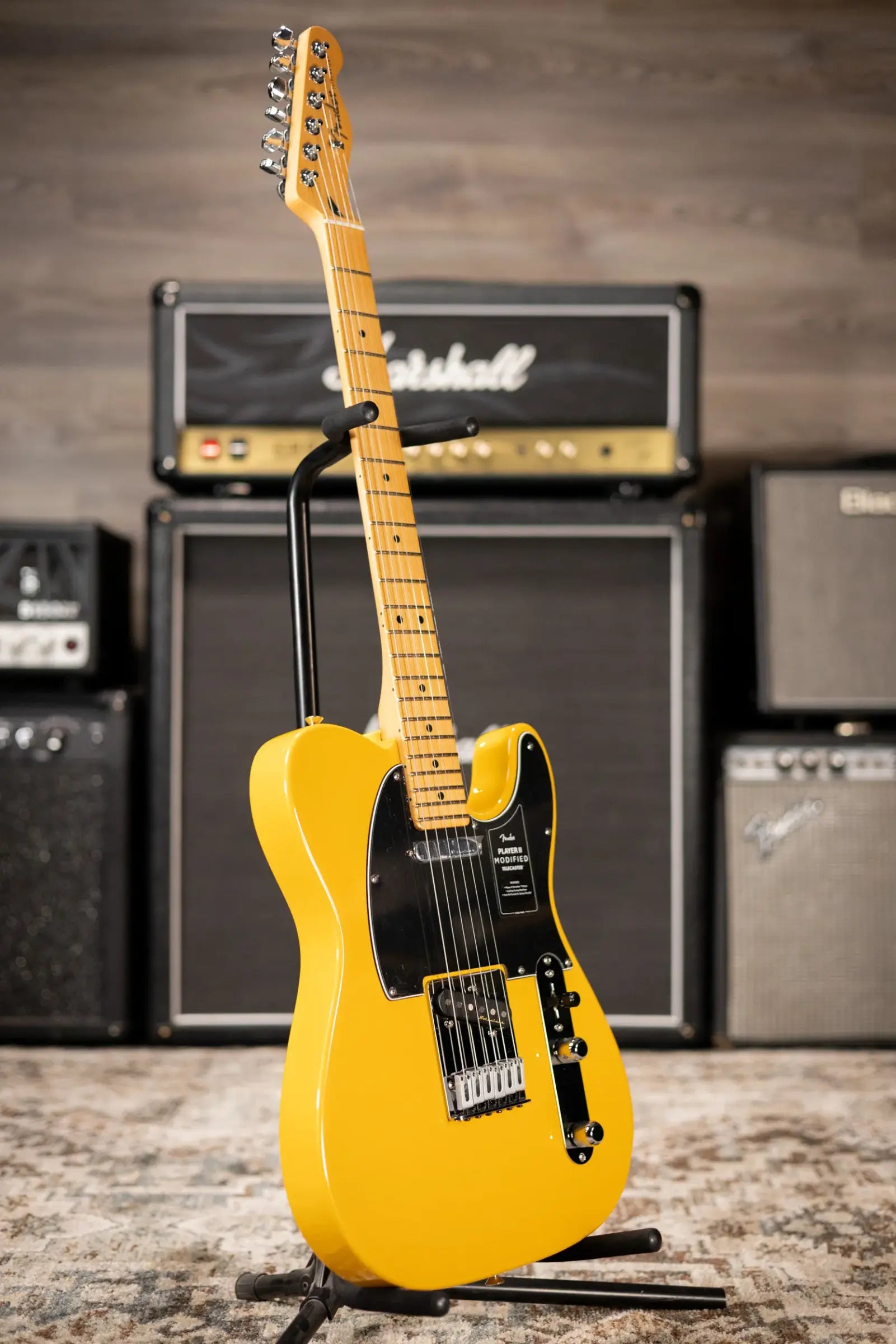 Fender Player II Modified Telecaster Electric Guitar - Sunshine Yellow with Gig Bag