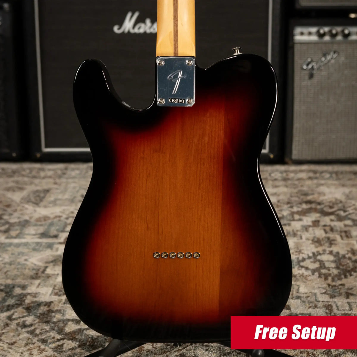 Fender Player II Modified Telecaster SH Electric Guitar - 3-Tone Sunburst with Gig Bag - Demo