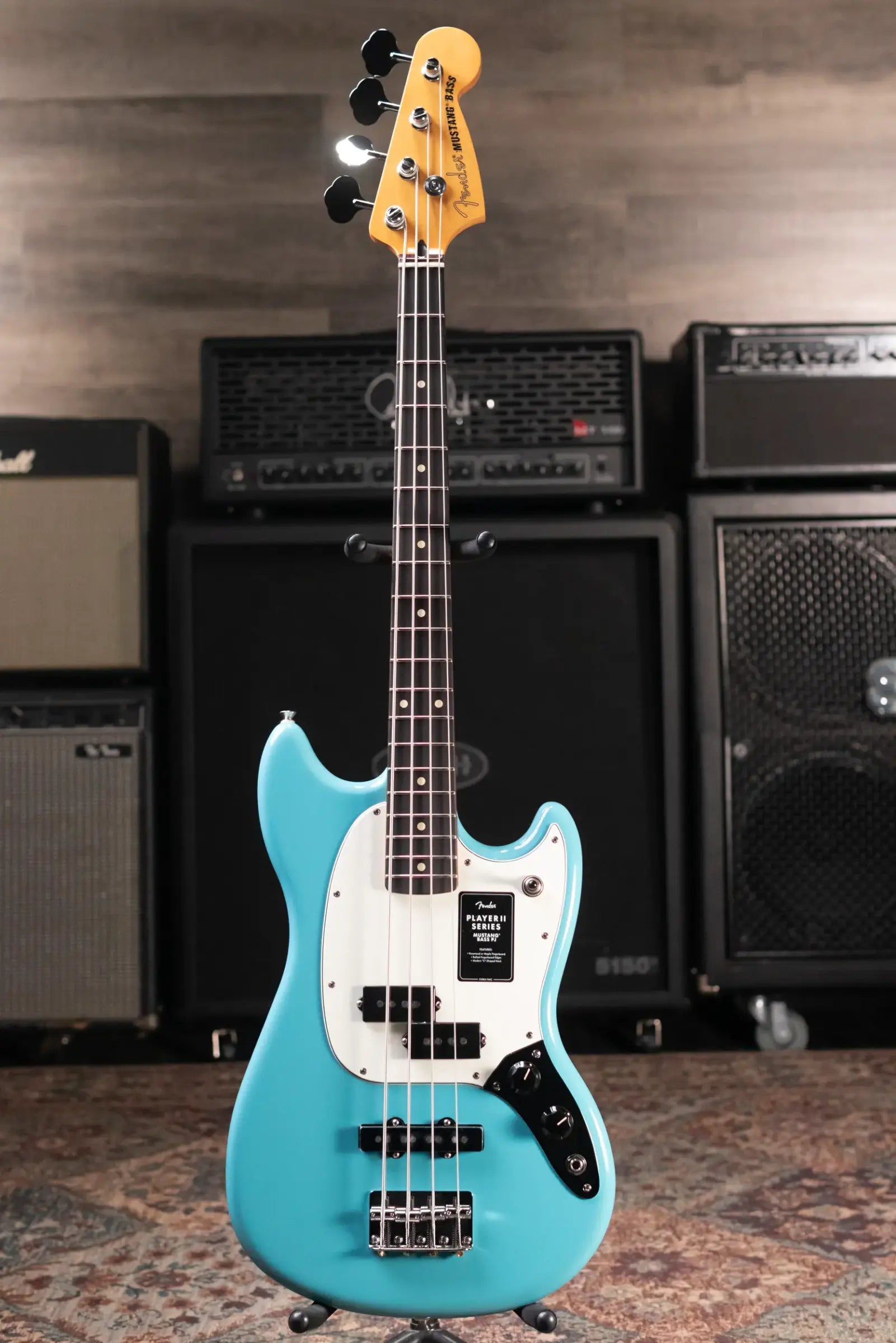 Fender Player II Mustang Bass PJ - Aquatone Blue