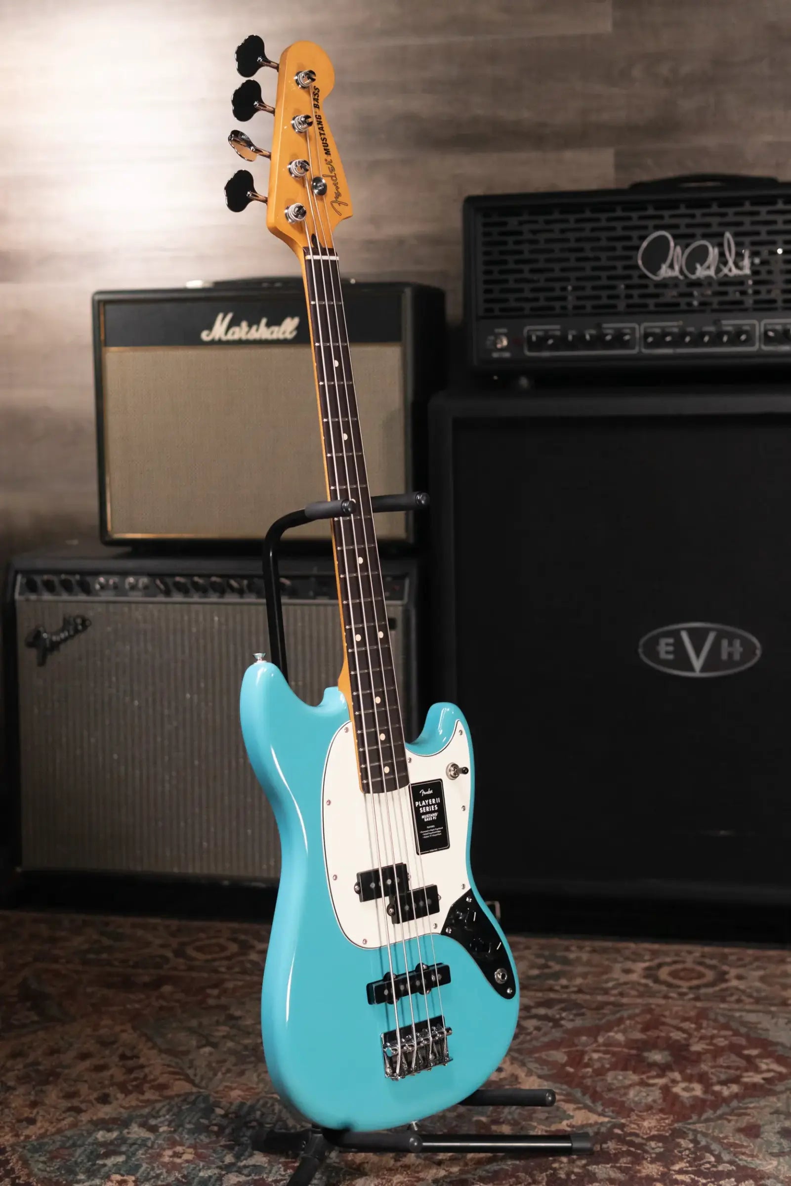Fender Player II Mustang Bass PJ - Aquatone Blue