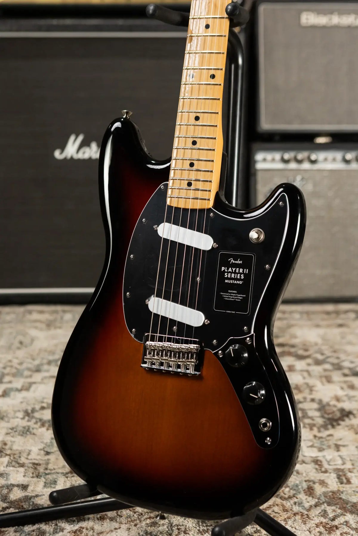 Fender Player II Mustang Electric Guitar - 3-Color Sunburst - Demo