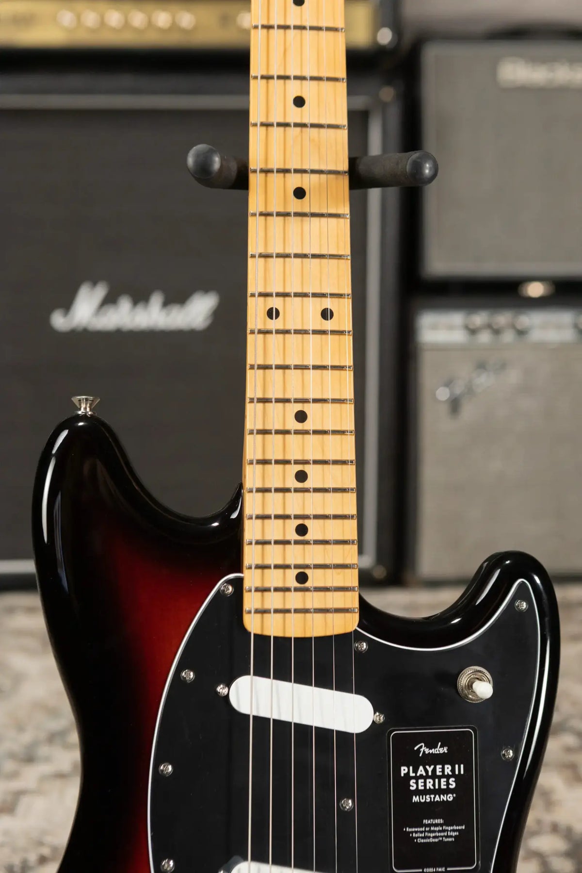 Fender Player II Mustang Electric Guitar - 3-Color Sunburst - Demo