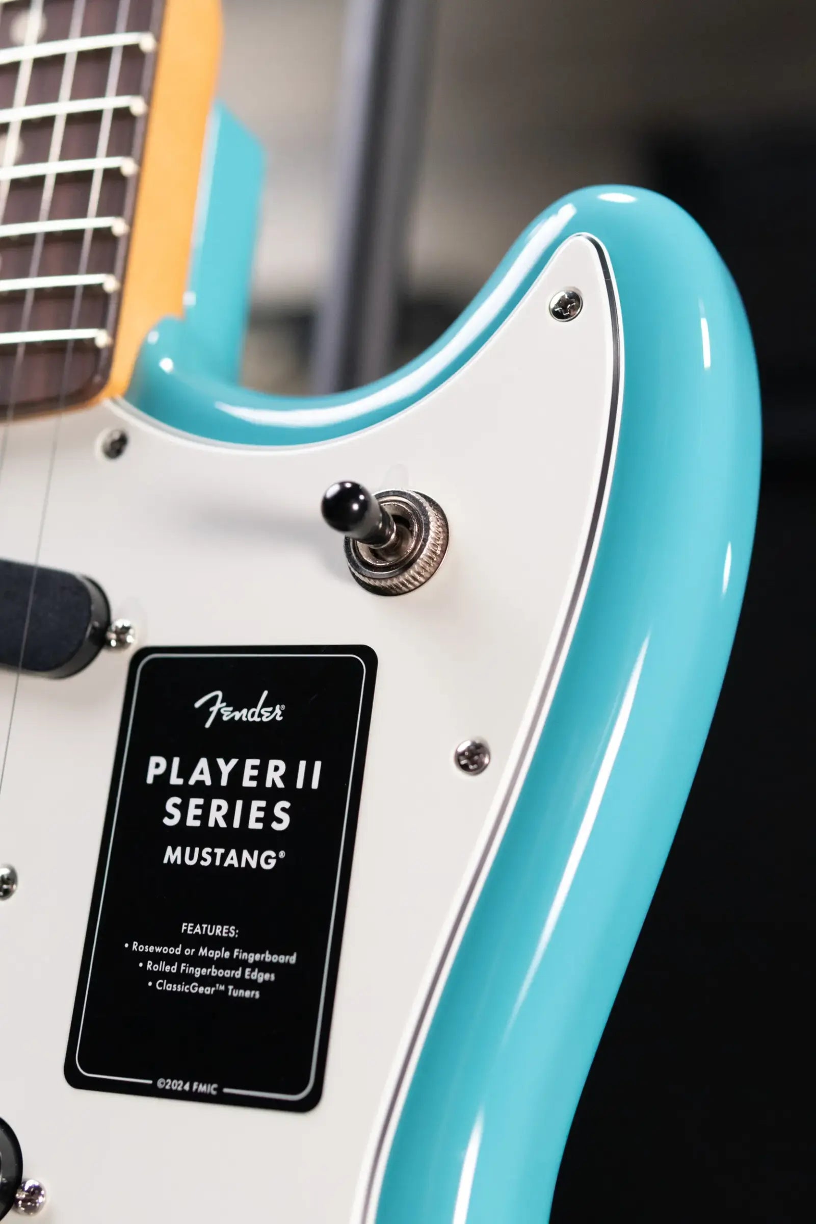 Fender Player II Mustang Electric Guitar - Aquatone Blue