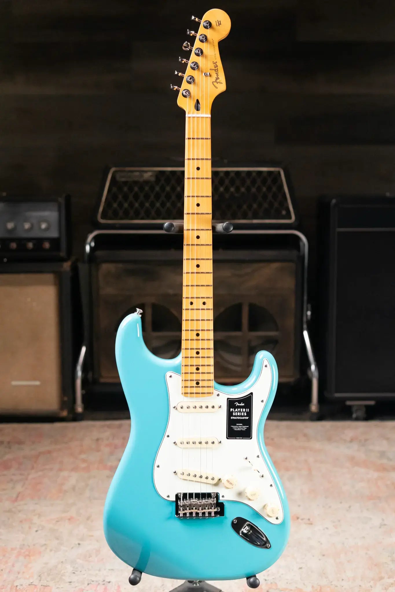 Fender Player II Stratocaster Electric Guitar - Aquatone Blue