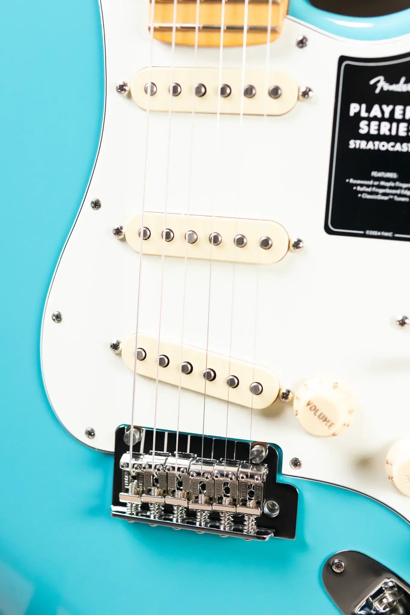Fender Player II Stratocaster Electric Guitar - Aquatone Blue
