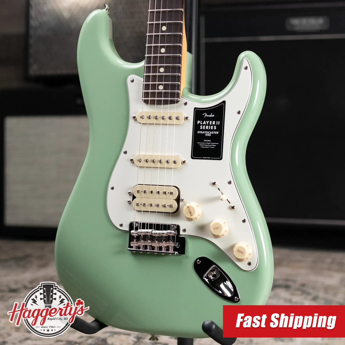 Fender Player II Stratocaster HSS Electric Guitar - Birch Green - Demo