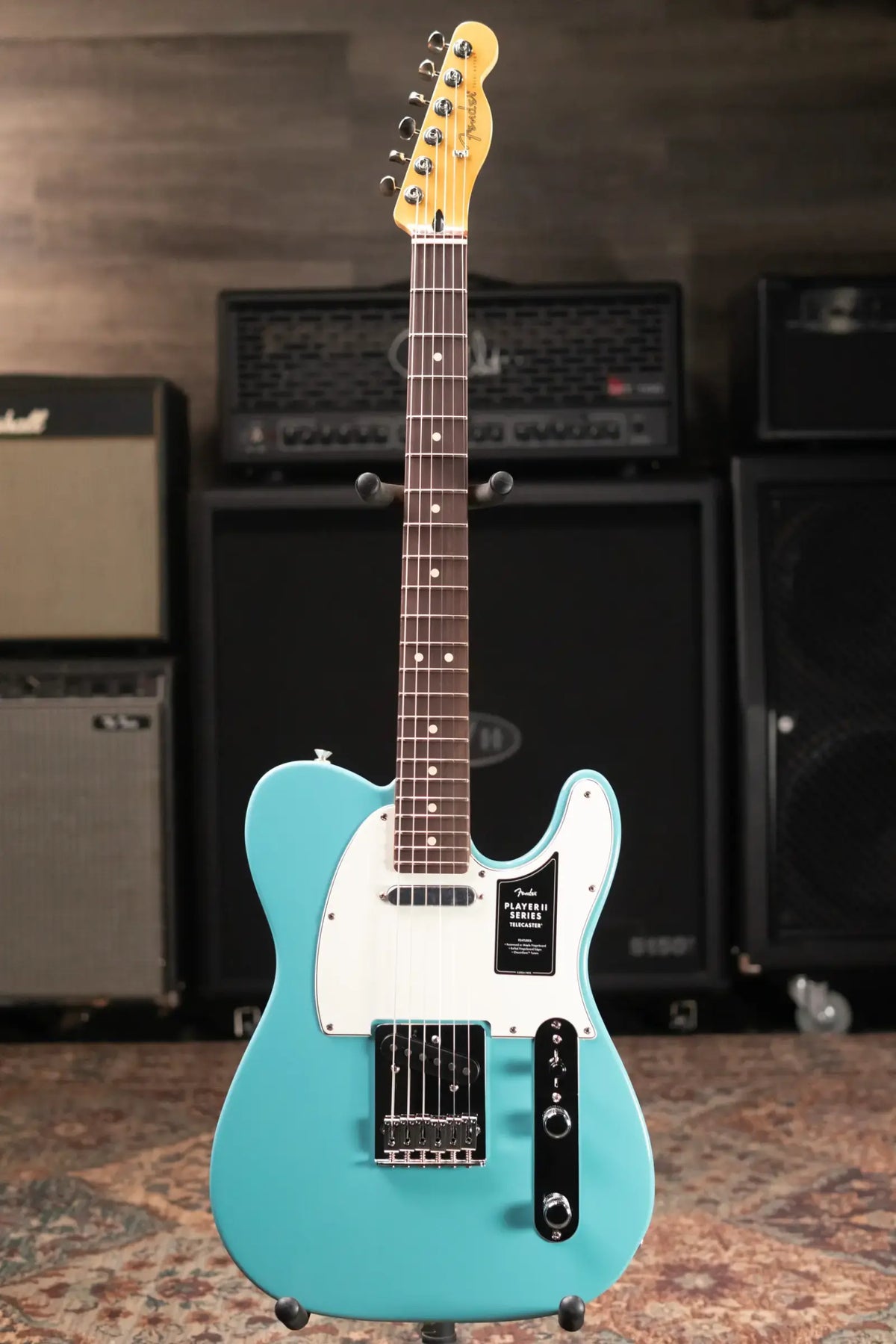 Fender Player II Telecaster Electric Guitar - Aquatone Blue - Demo
