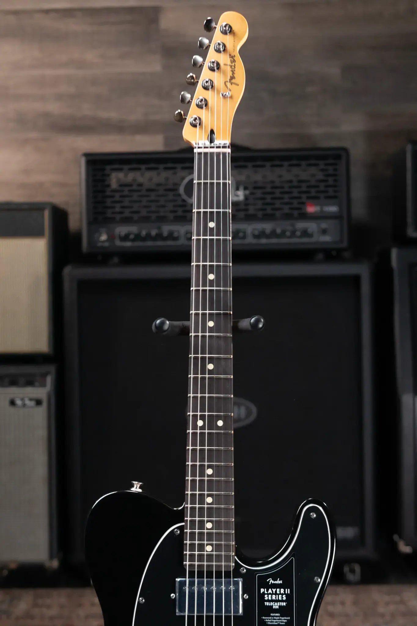 Fender Player II Telecaster HH Electric Guitar - Black