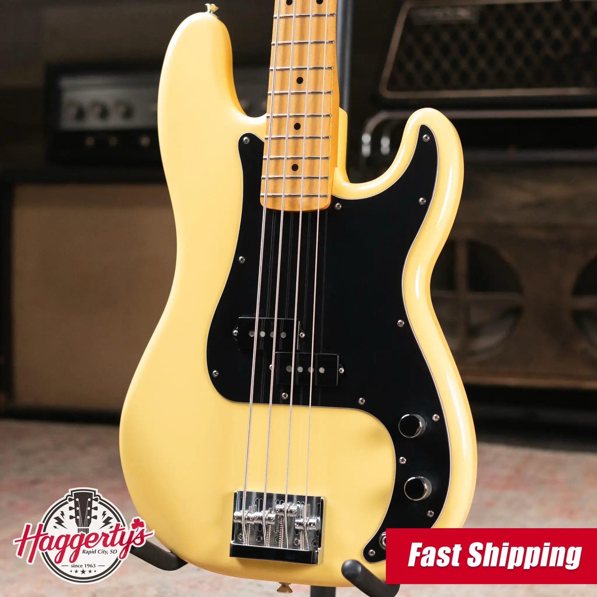 Fender Player Precision Bass - Buttercream with Maple Fingerboard - Used