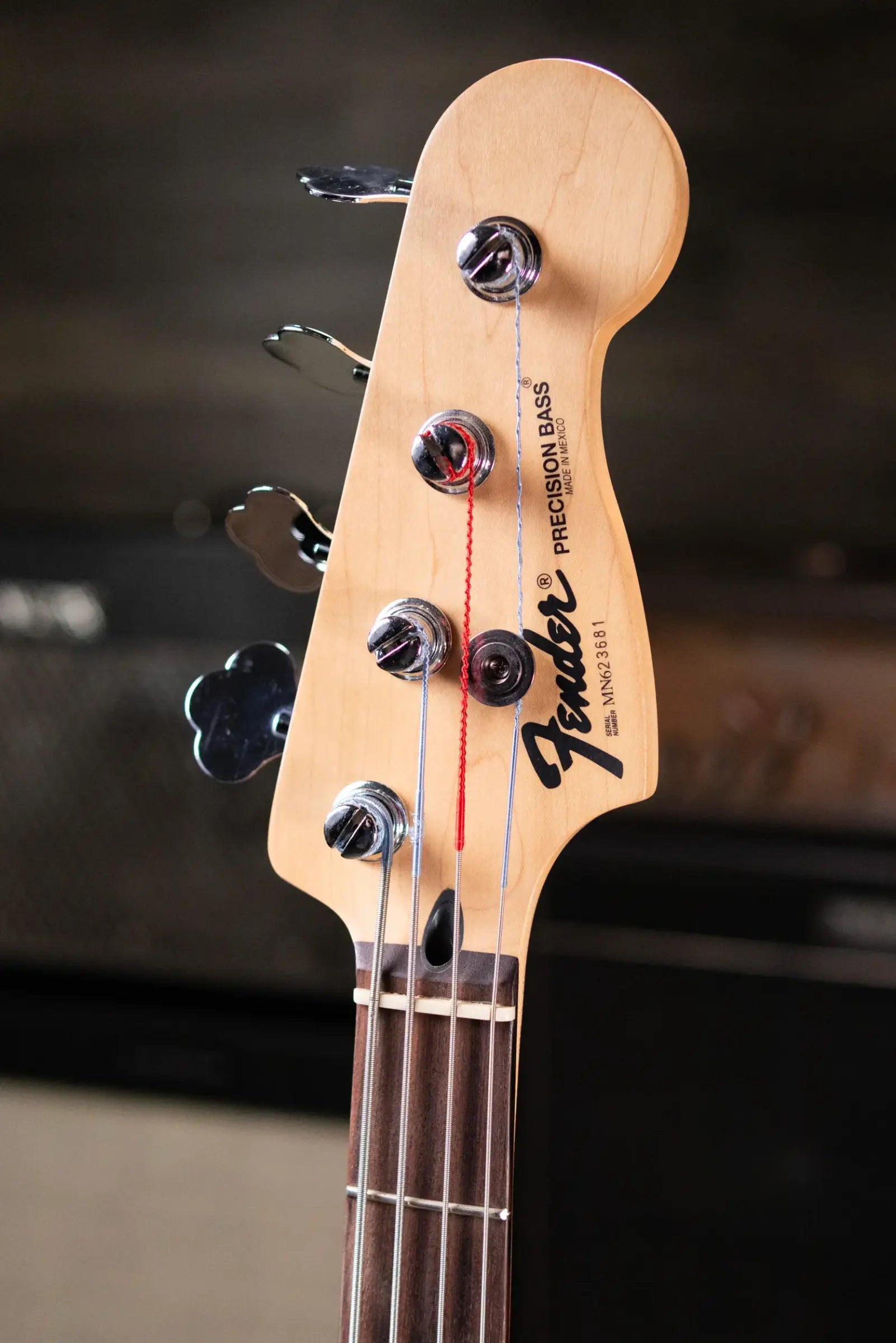 Fender 1996 Standard Precision Bass Guitar Black with Gig Bag - Used