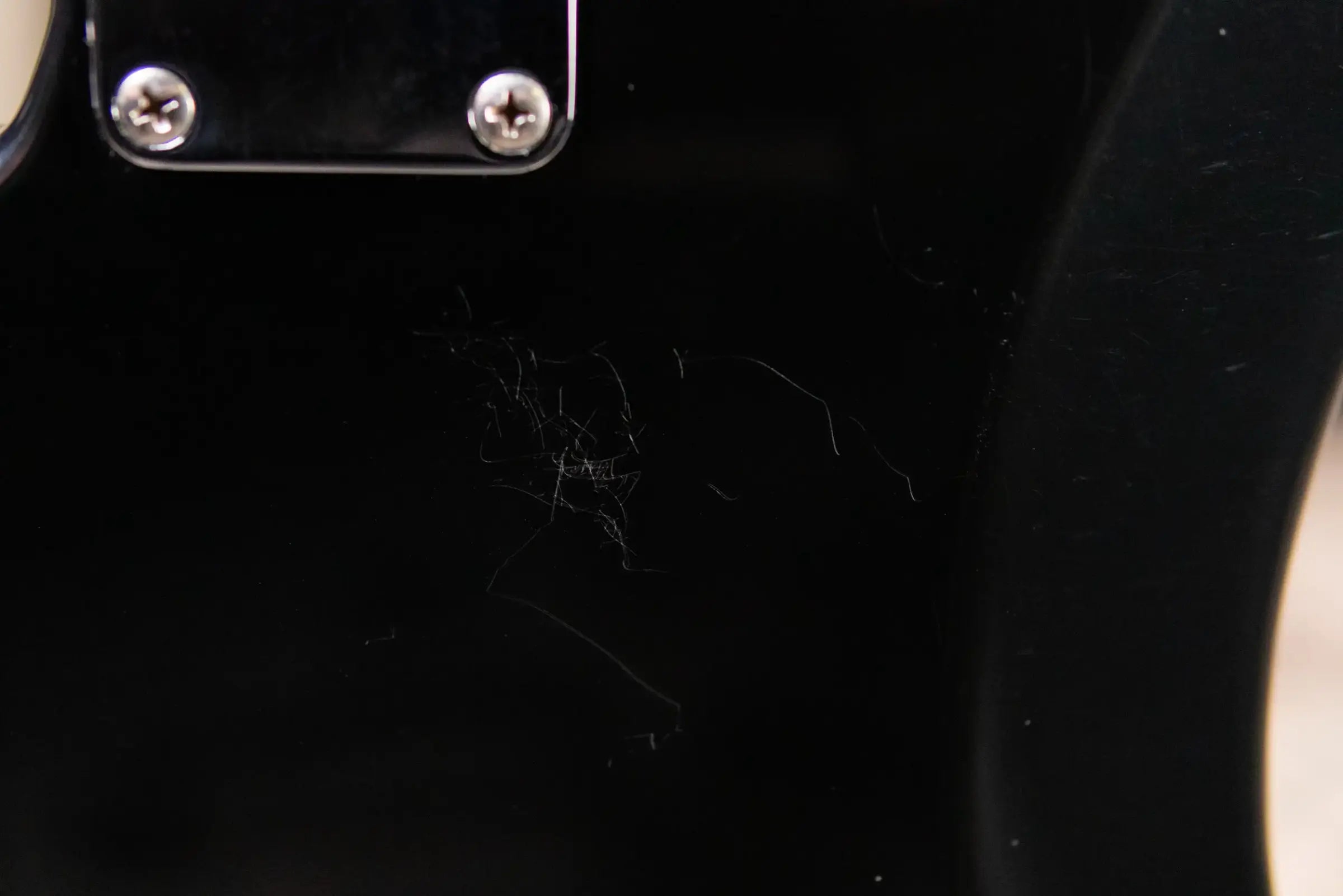 Fender 1996 Standard Precision Bass Guitar Black with Gig Bag - Used