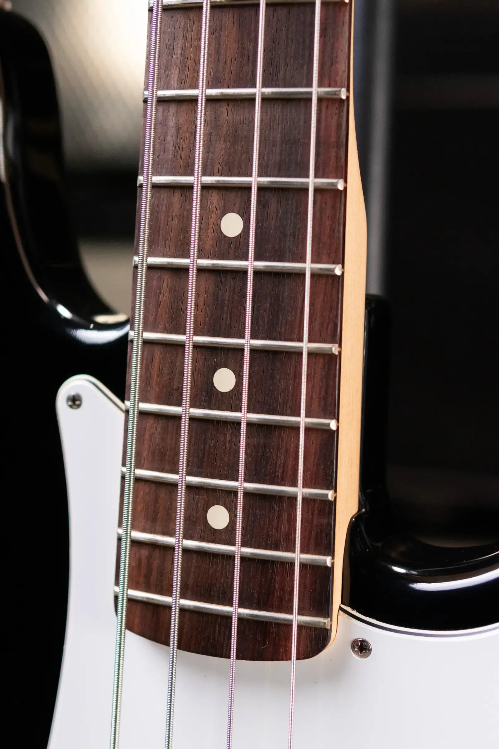 Fender 1996 Standard Precision Bass Guitar Black with Gig Bag - Used