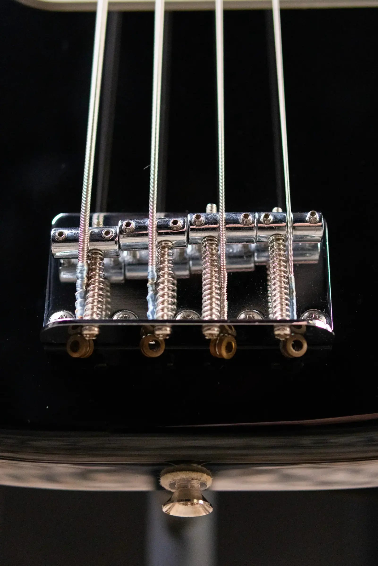 Fender 1996 Standard Precision Bass Guitar Black with Gig Bag - Used