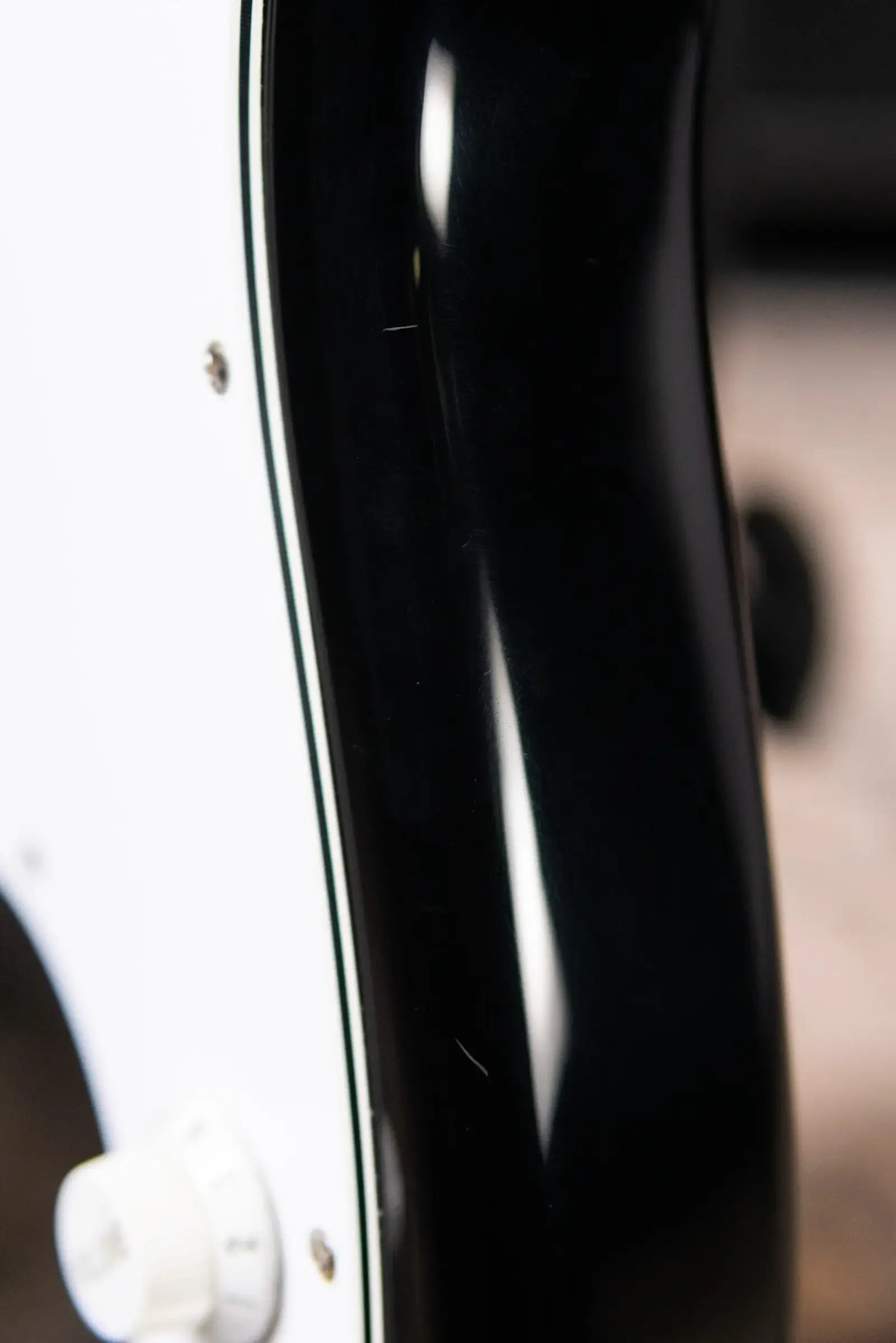 Fender 1996 Standard Precision Bass Guitar Black with Gig Bag - Used