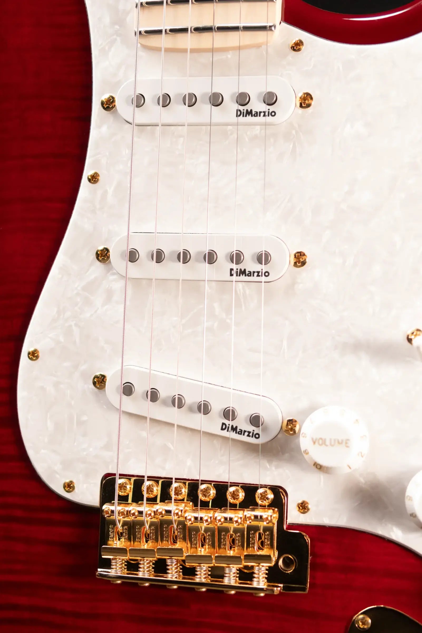 Fender Richie Kotzen Stratocaster, Maple Fingerboard Electric Guitar - Transparent Red Burst with Gig Bag