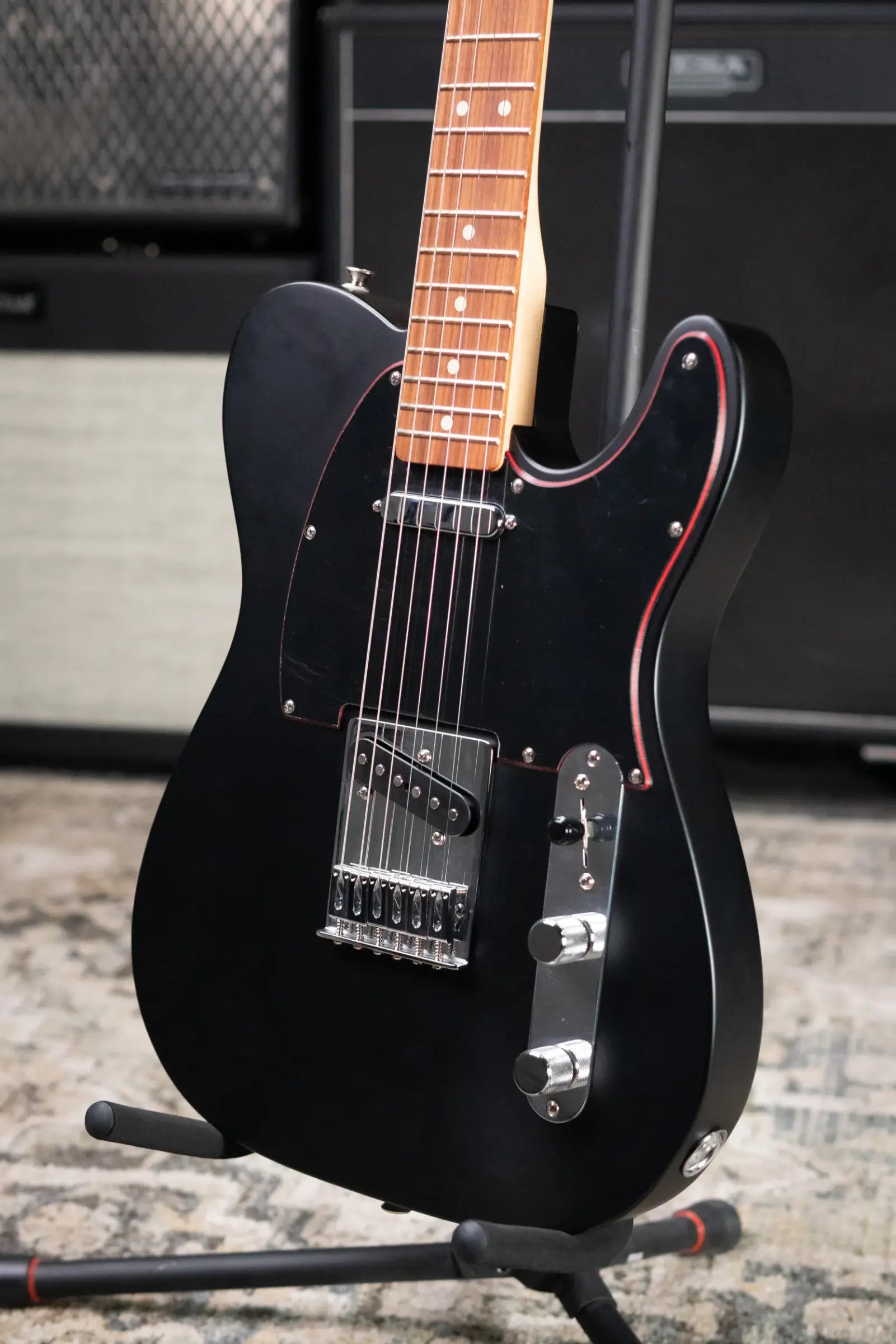 Fender Special Edition Noir Telecaster Electric Guitar - Satin Black with Gig Bag - Used