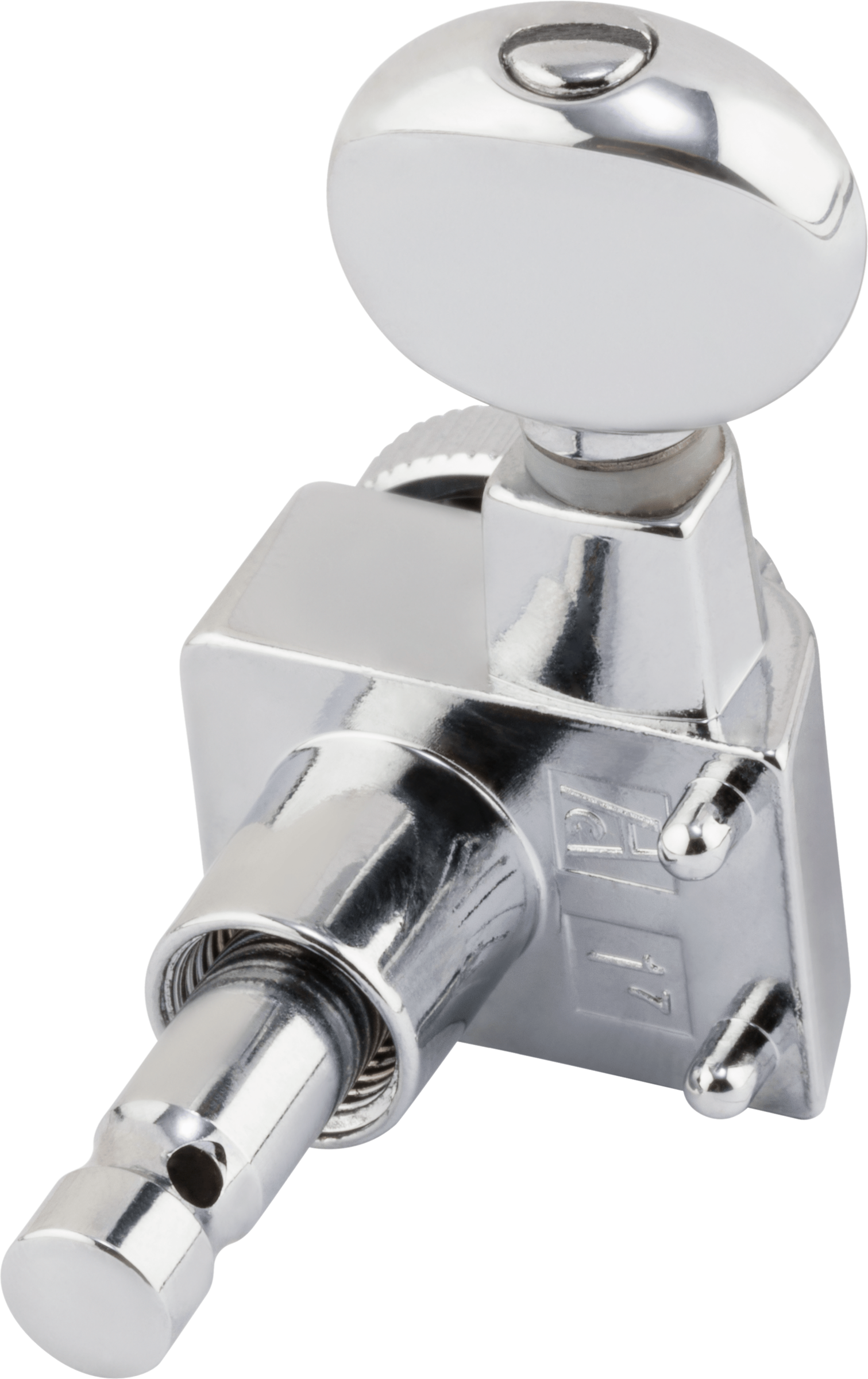 Fender Staggered Locking Tuners with Vintage-Style Buttons - Polished Chrome