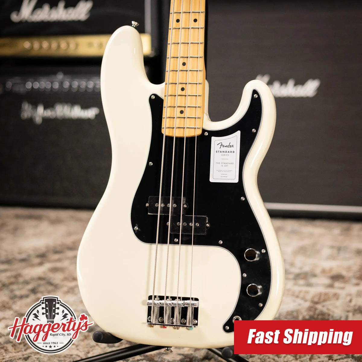 Fender Standard Precision Bass - Olympic White