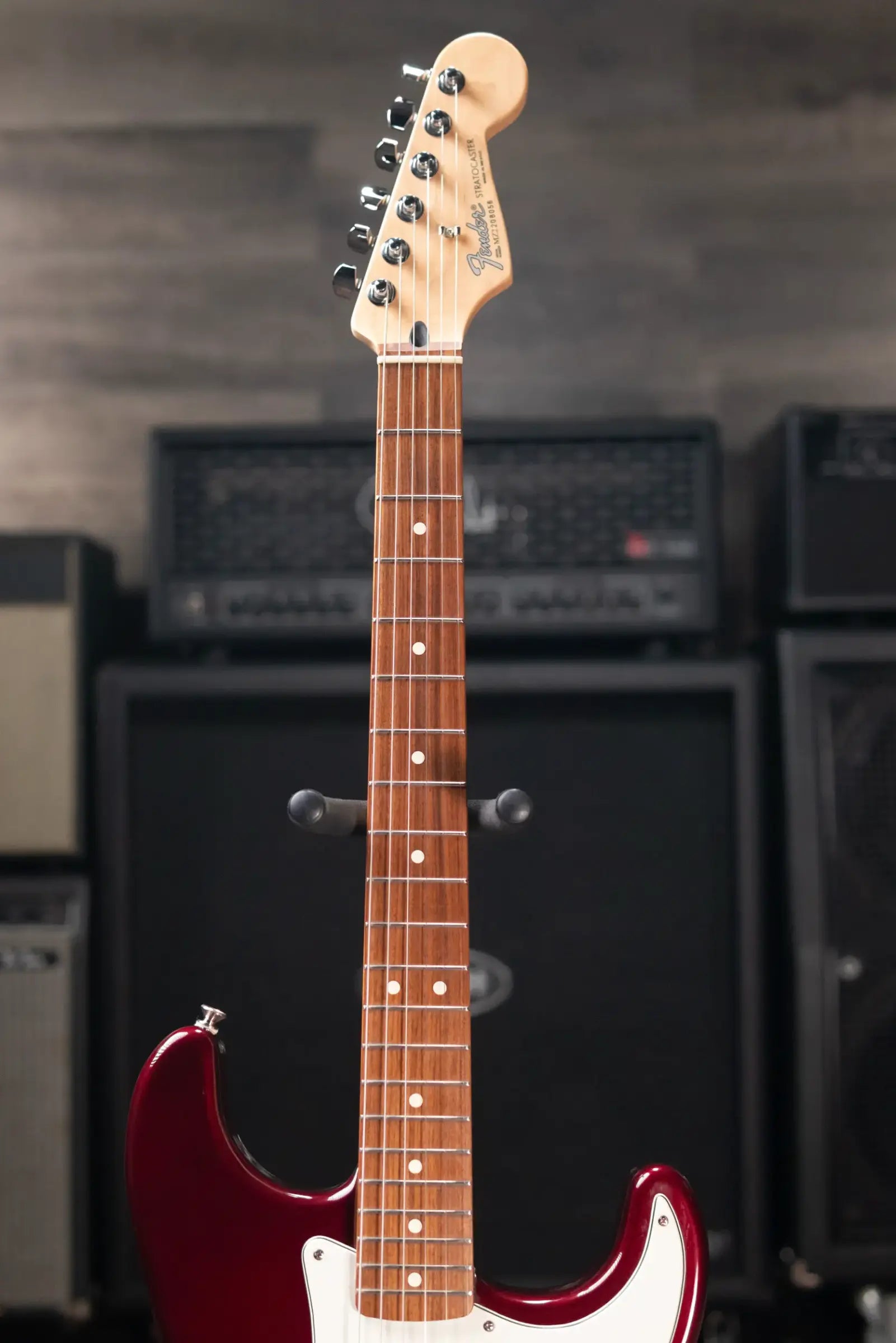 Fender Standard Stratocaster HSS Midnight Wine with Gig Bag - Used