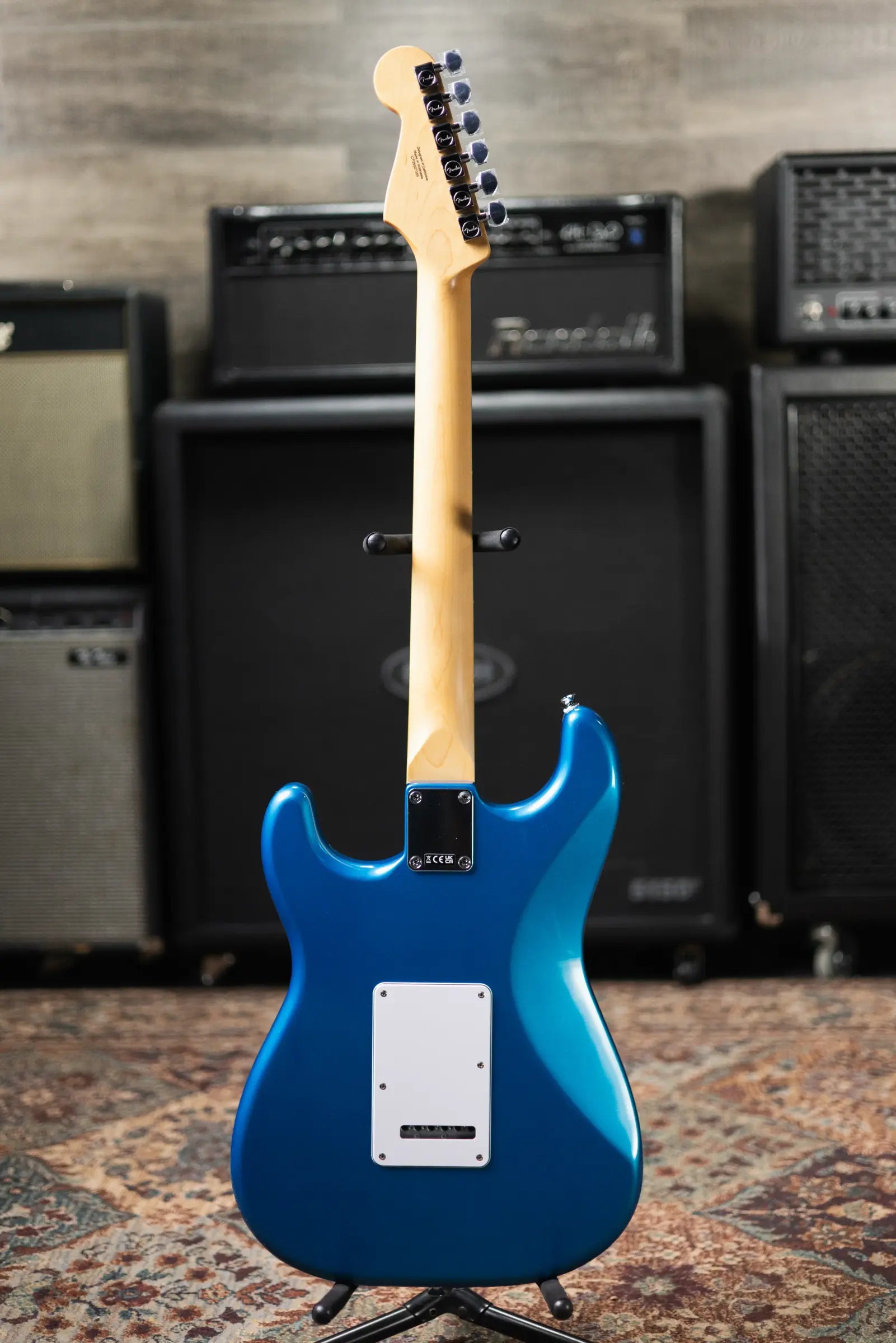 Fender Standard Stratocaster Electric Guitar - Aqua Marine Metallic