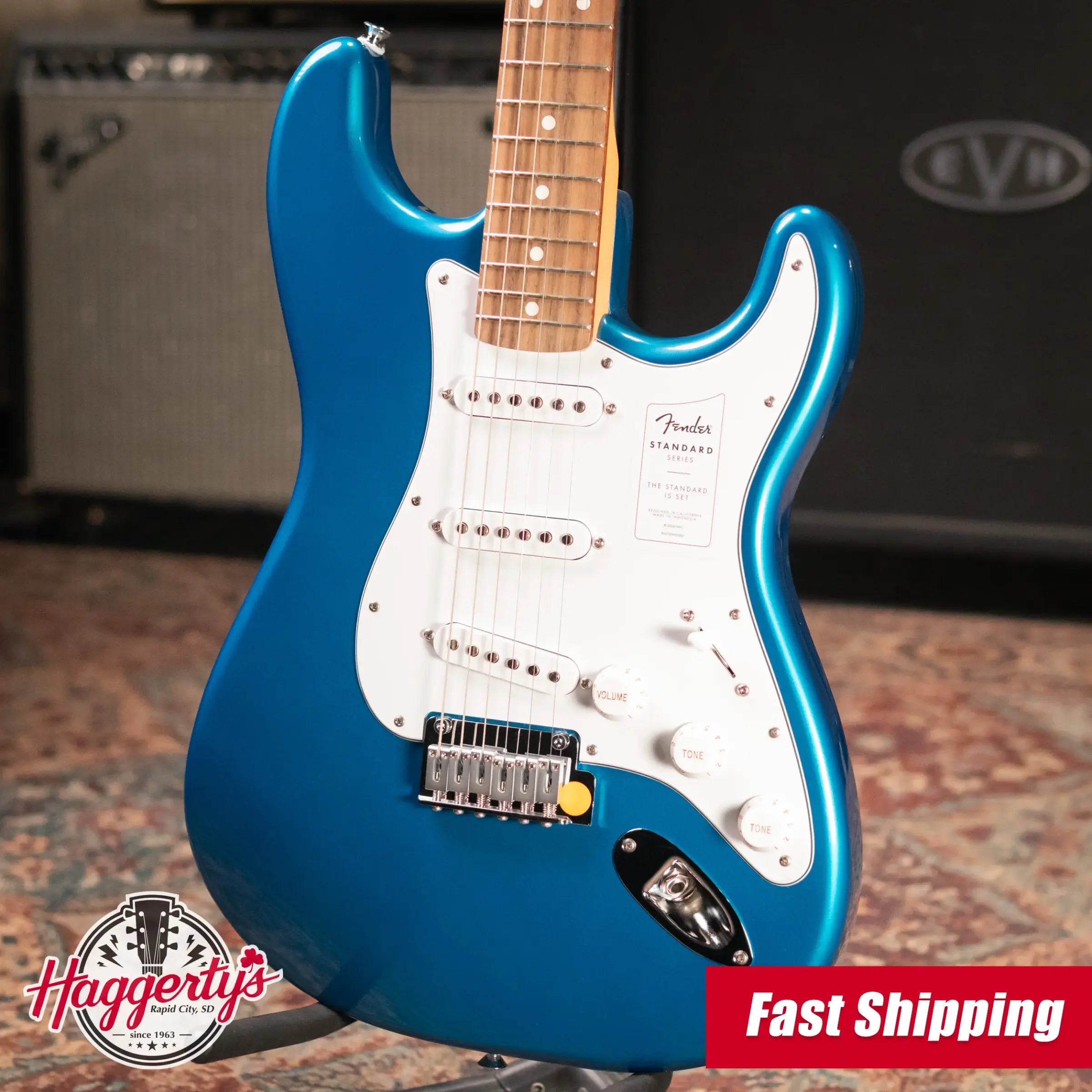Fender Standard Stratocaster Electric Guitar - Aqua Marine Metallic