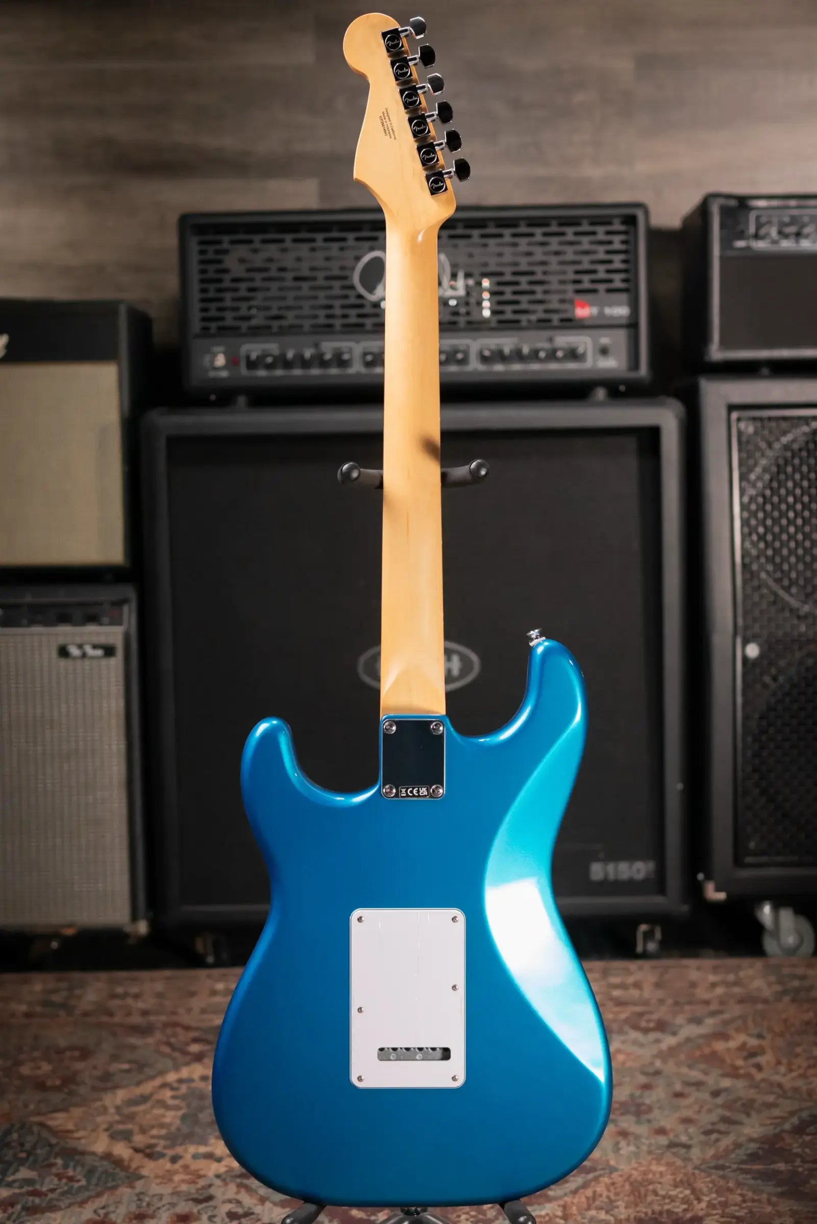 Fender Standard Stratocaster Electric Guitar - Aqua Marine Metallic