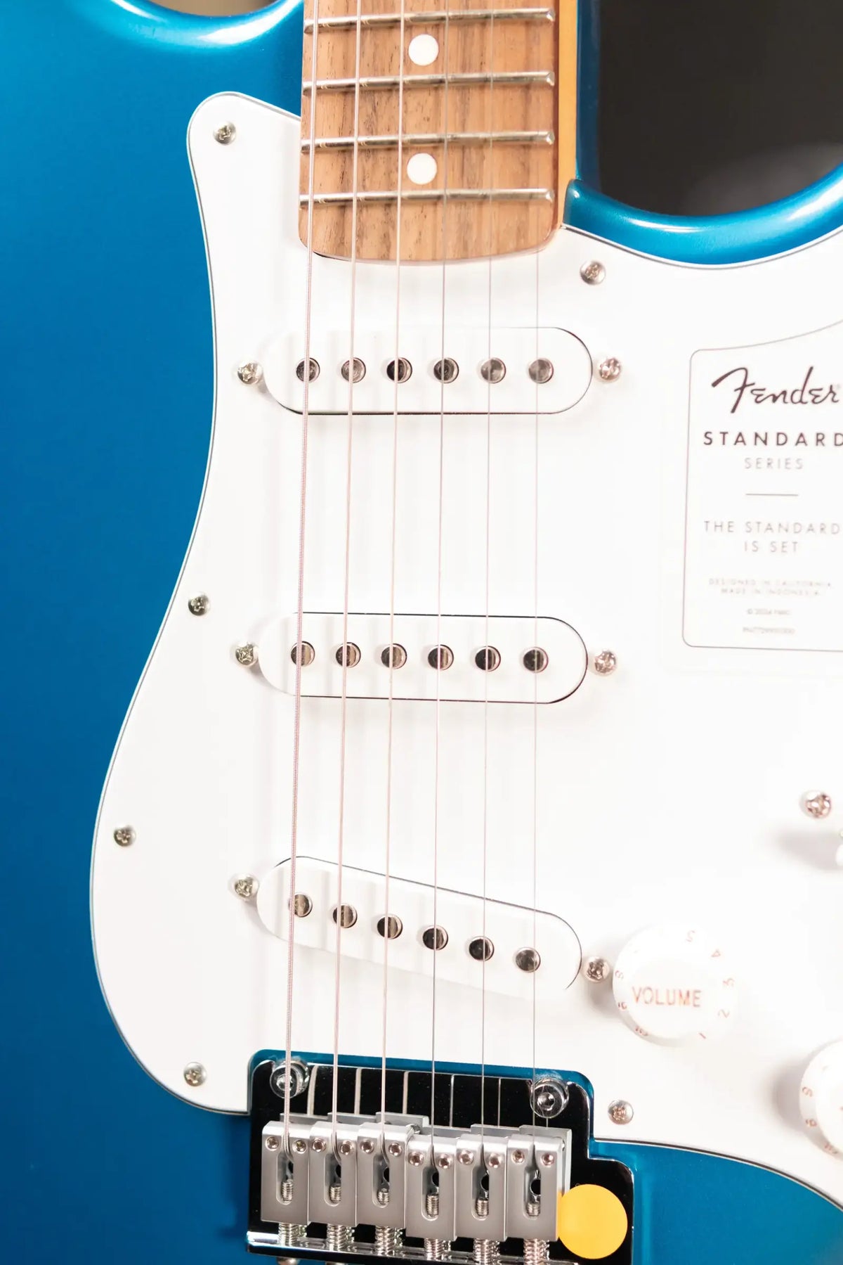 Fender Standard Stratocaster Electric Guitar - Aqua Marine Metallic - Demo