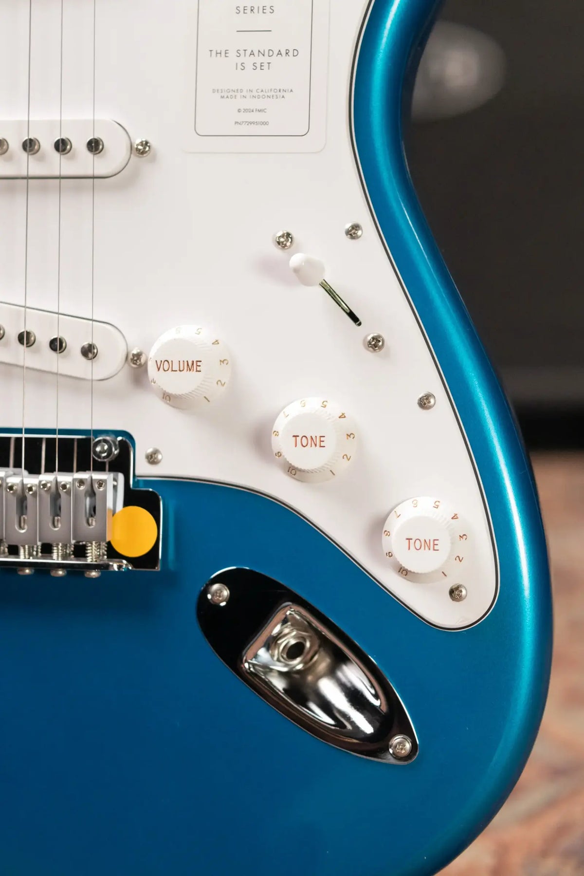 Fender Standard Stratocaster Electric Guitar - Aqua Marine Metallic - Demo