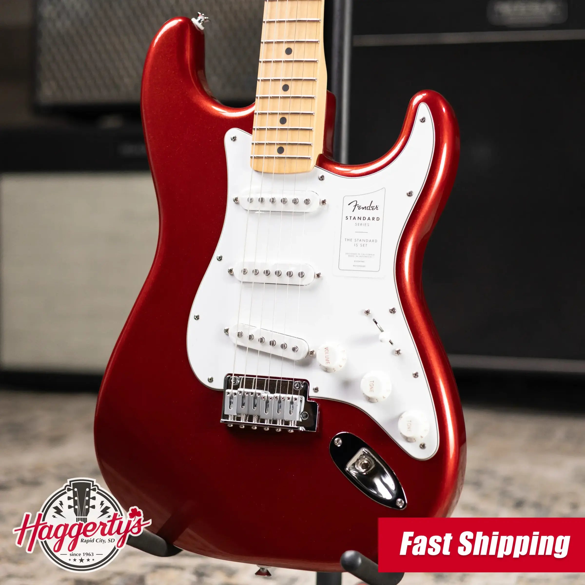 Fender Standard Stratocaster Electric Guitar - Candy Cola