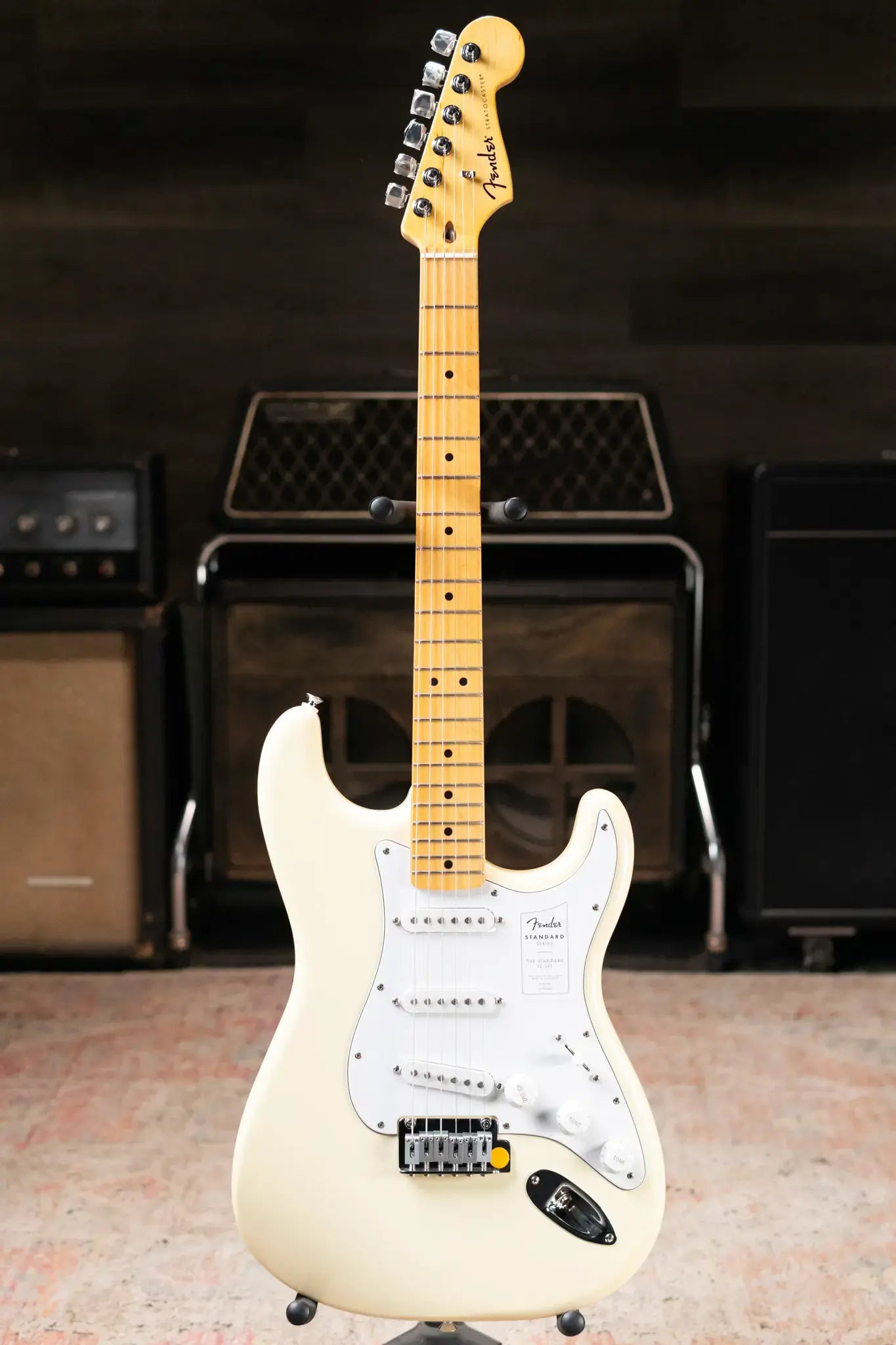 Fender Standard Stratocaster Electric Guitar - Olympic White