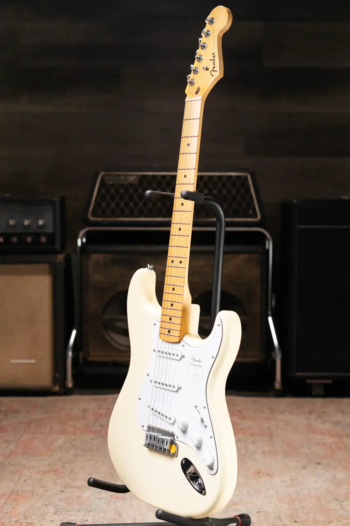 Fender Standard Stratocaster Electric Guitar - Olympic White