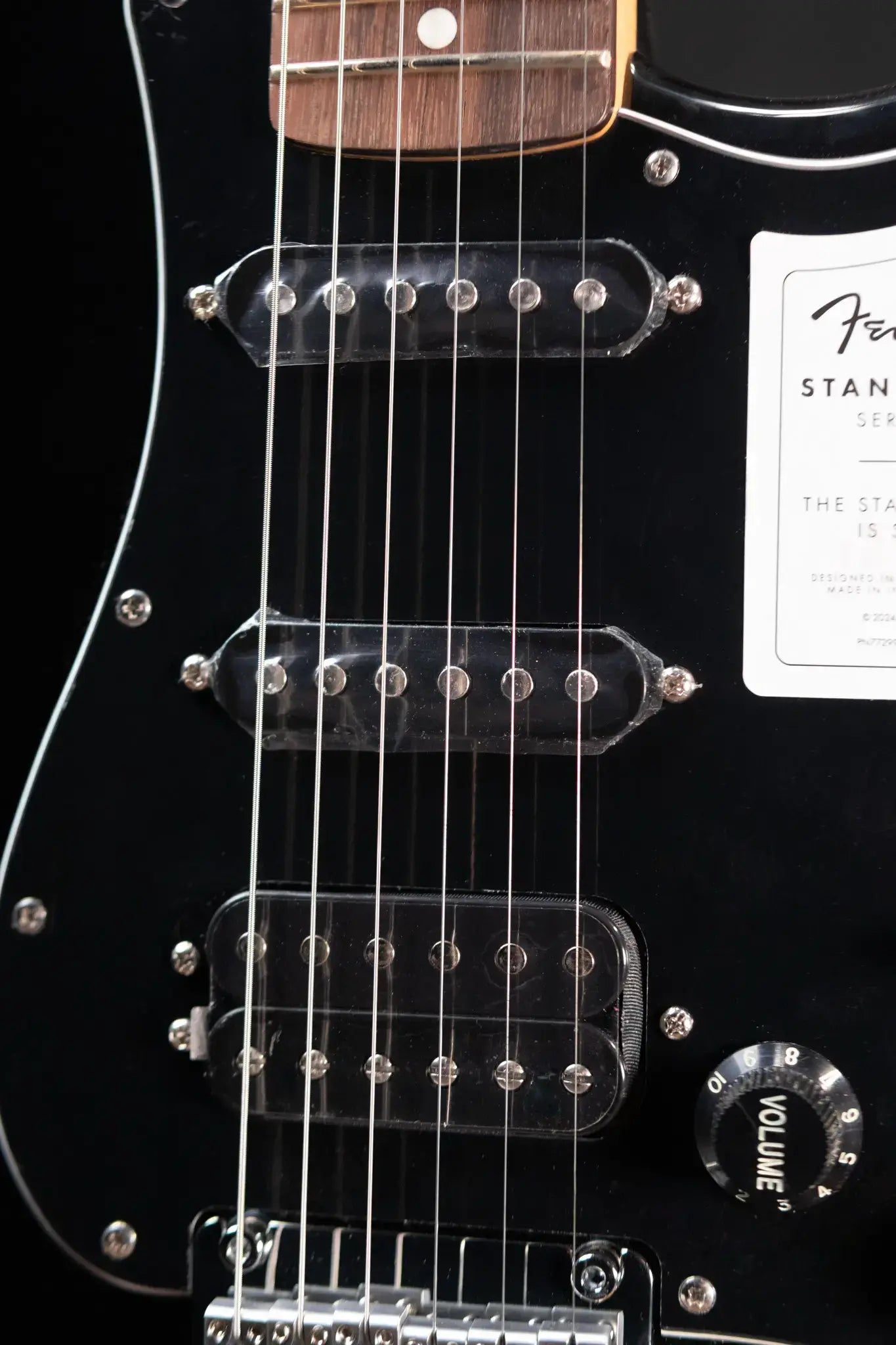 Fender Standard Stratocaster HSS Electric Guitar - Black