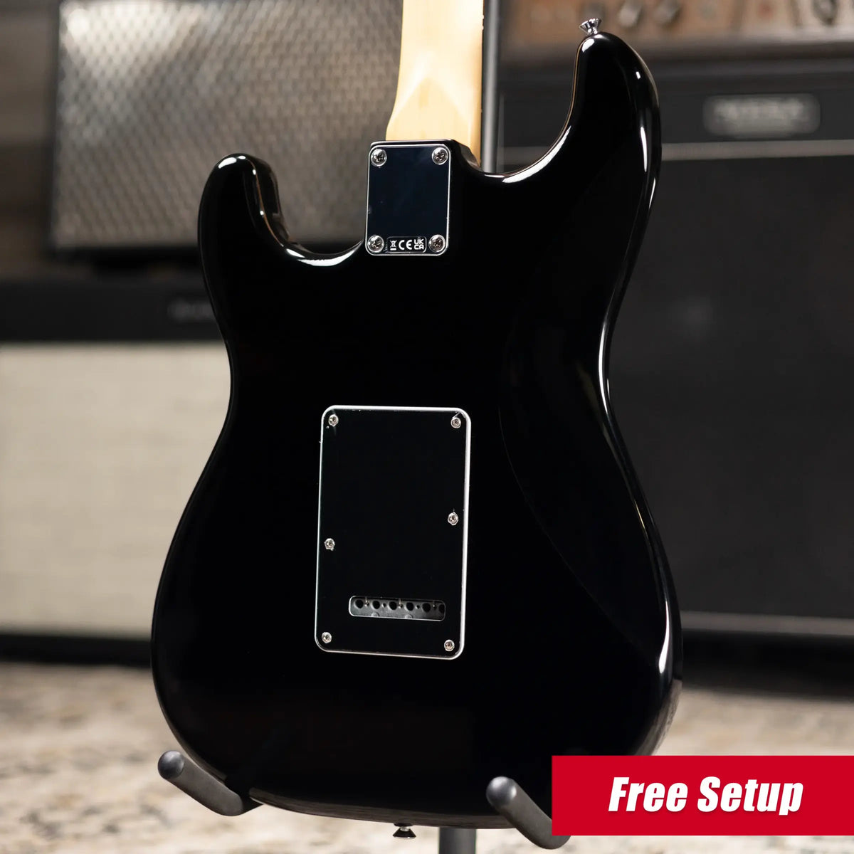 Fender Standard Stratocaster HSS Electric Guitar - Black