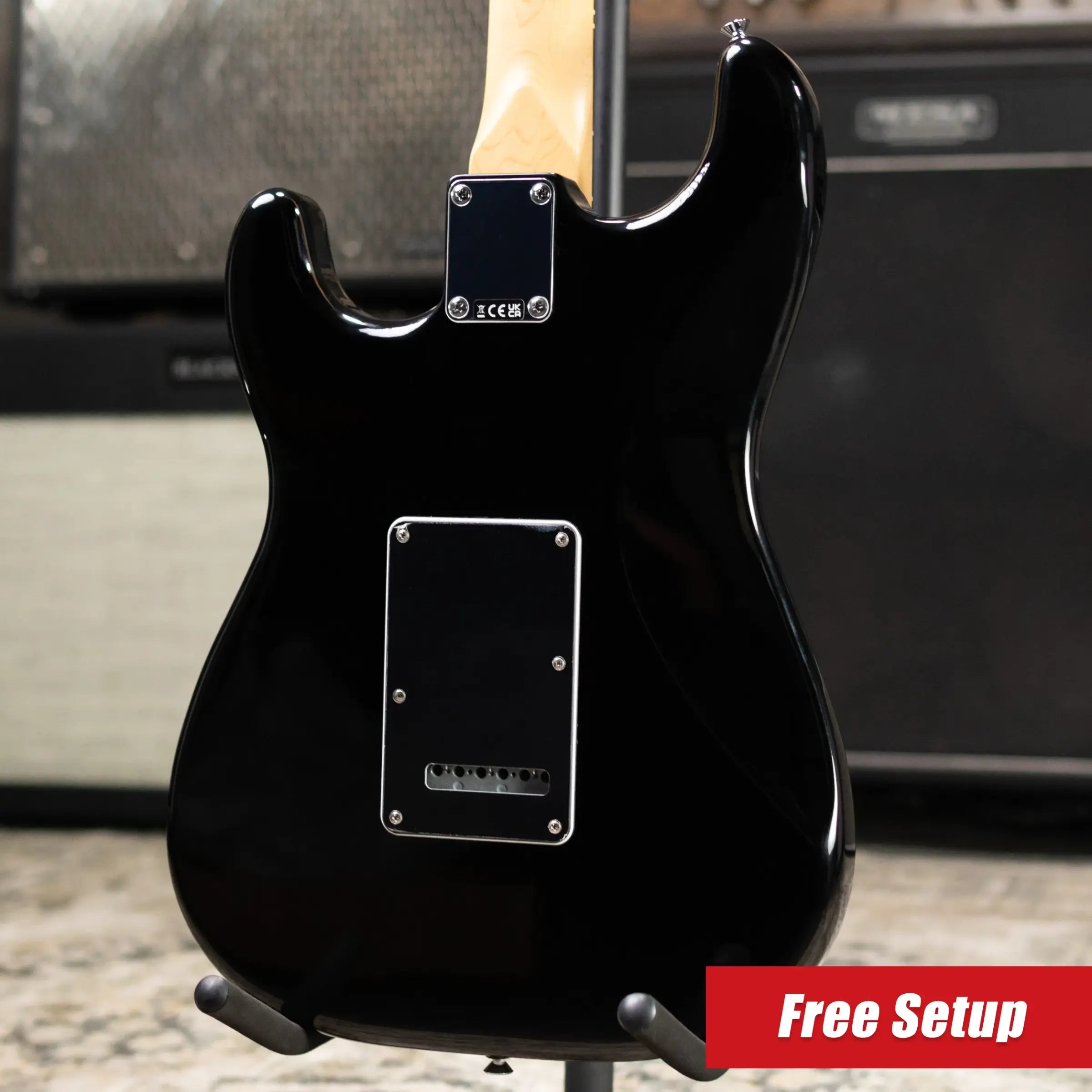Fender Standard Stratocaster HSS Electric Guitar - Black