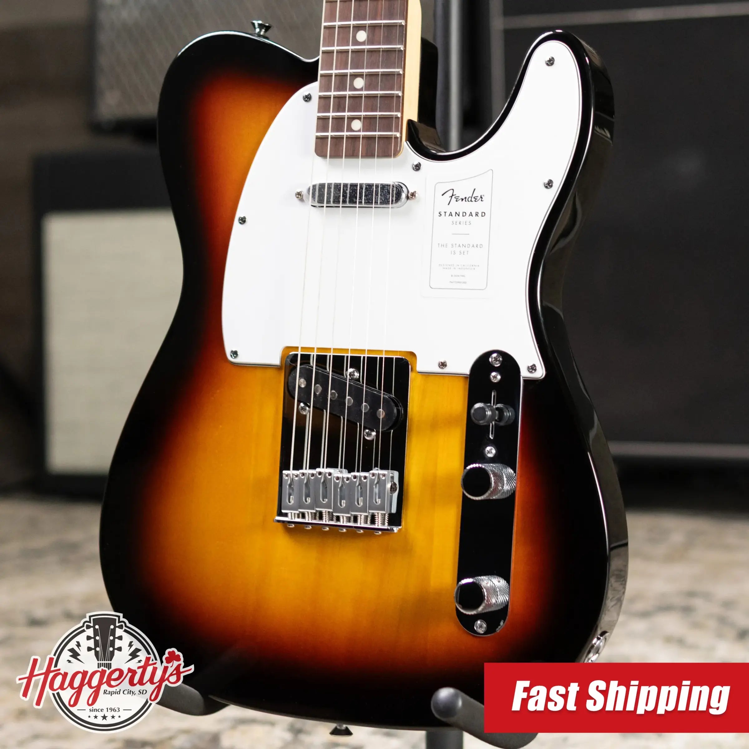 Fender Standard Telecaster Electric Guitar - 3-Color Sunburst