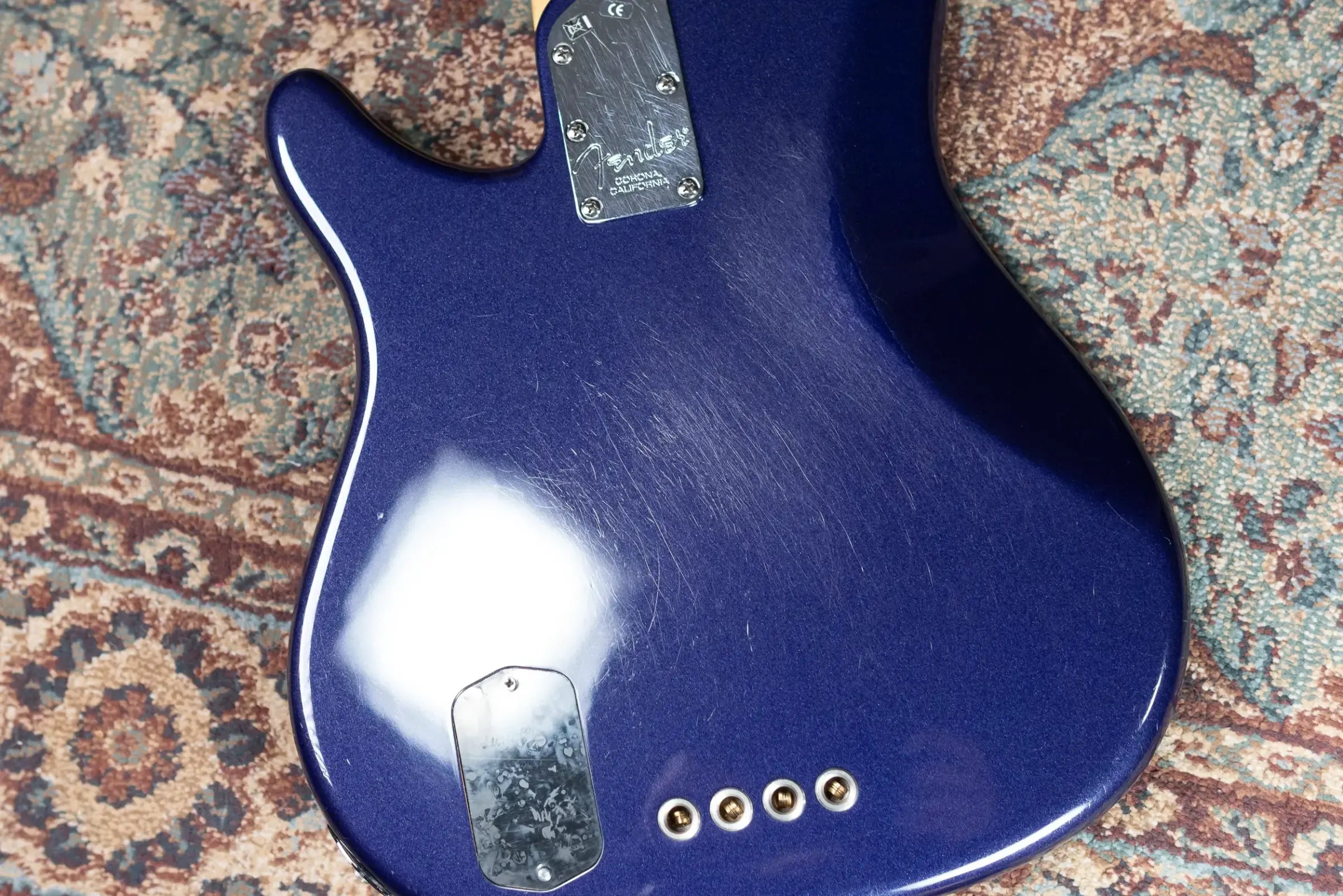 Fender Stu Hamm Signature Urge II Bass - Midnight Blue Metallic with Hardshell Case - Used