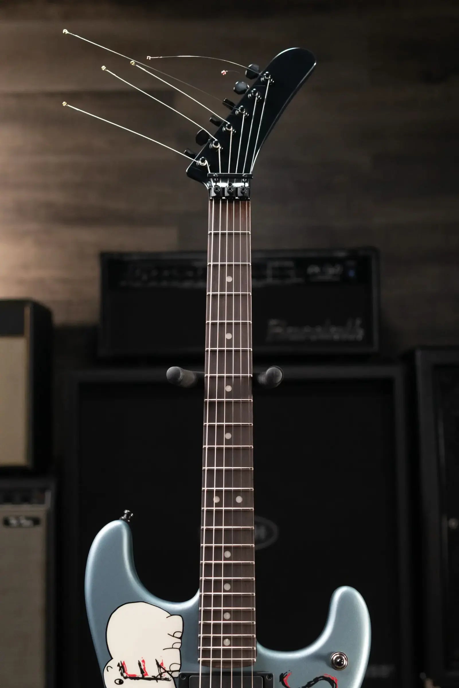 Fender Tom Morello's "Arm the Homeless" Guitar - Blue Ice Metallic with Hardshell Case