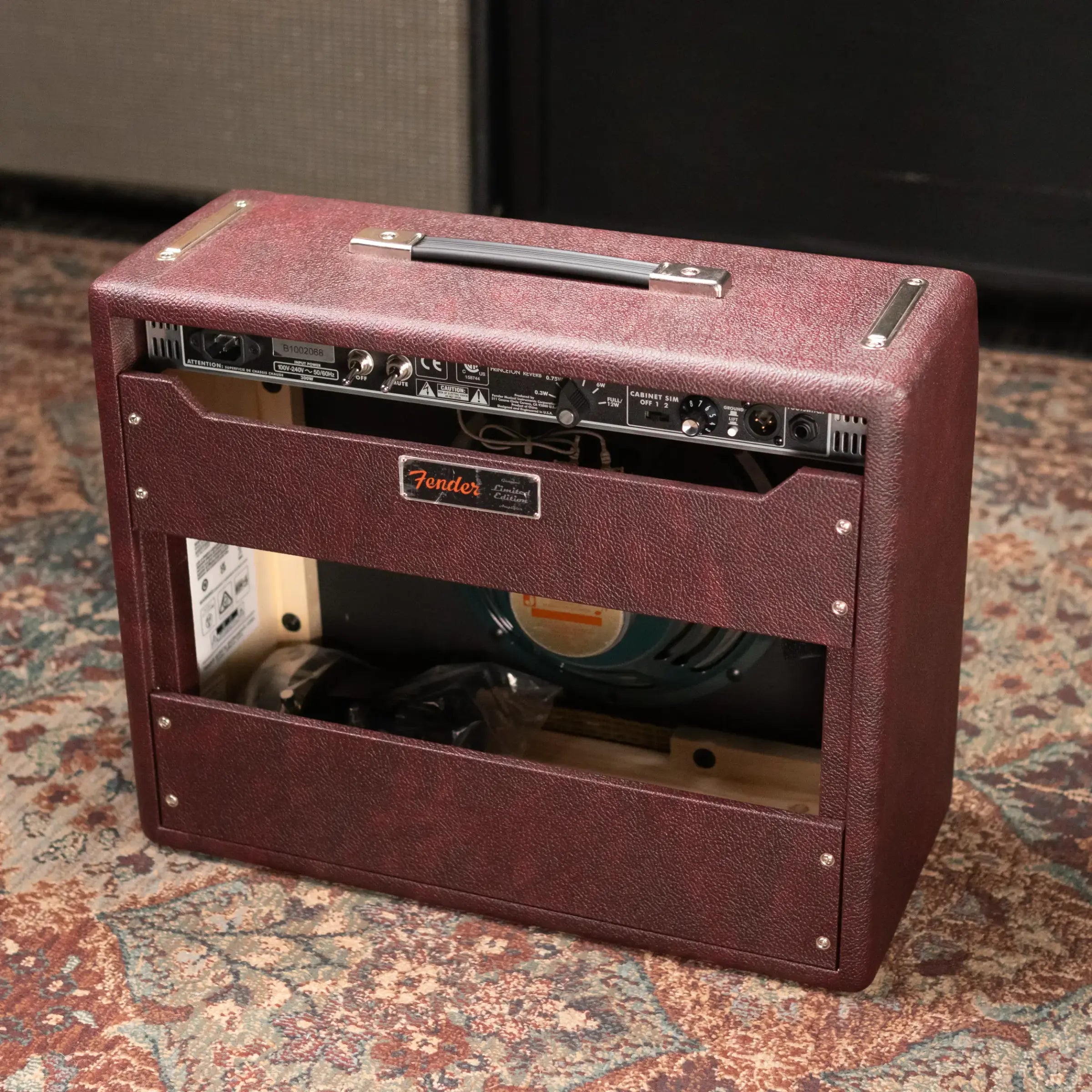 DISPLAYFender Tone Master Princeton Reverb - Wine