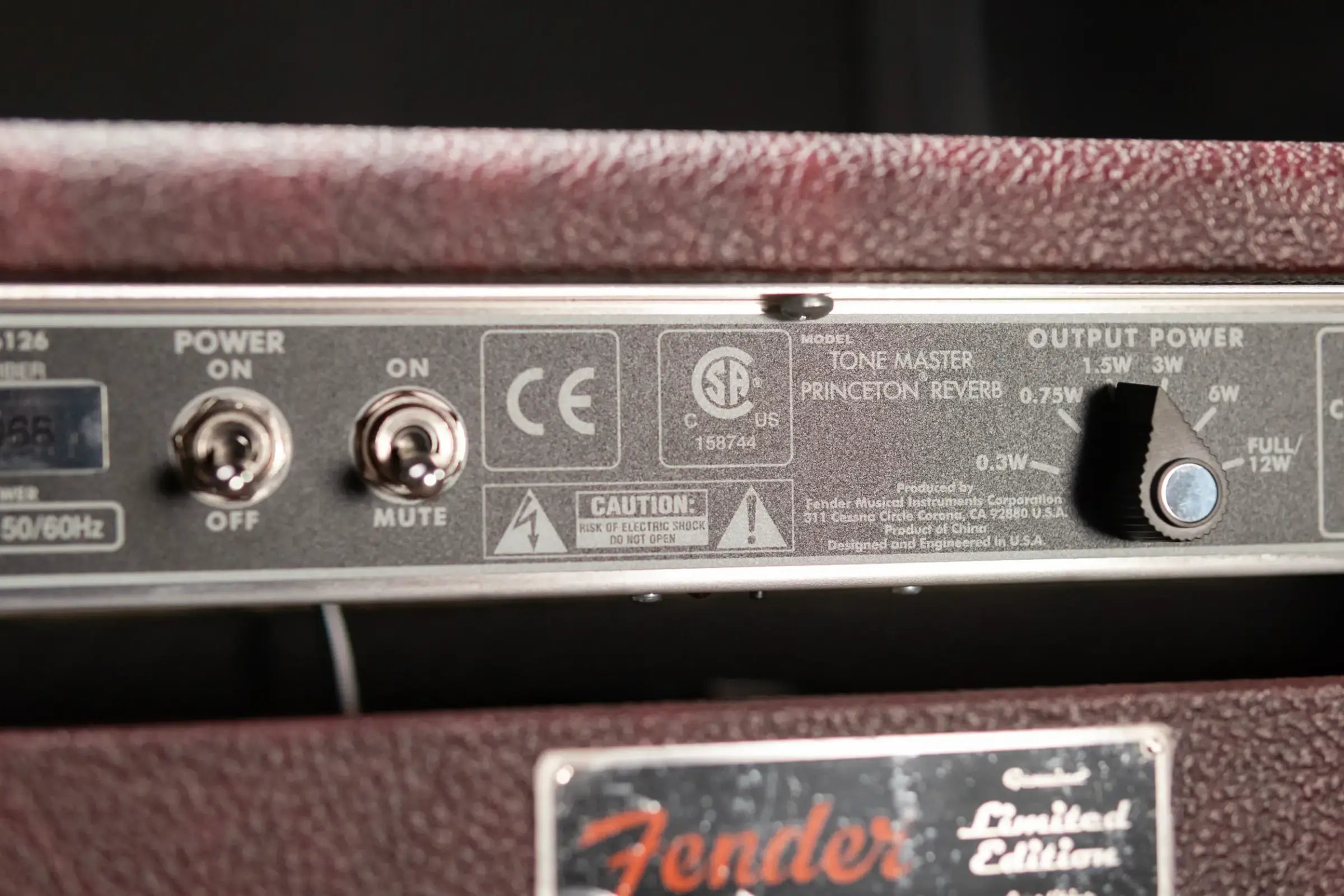 Fender Tone Master Princeton Reverb - Wine