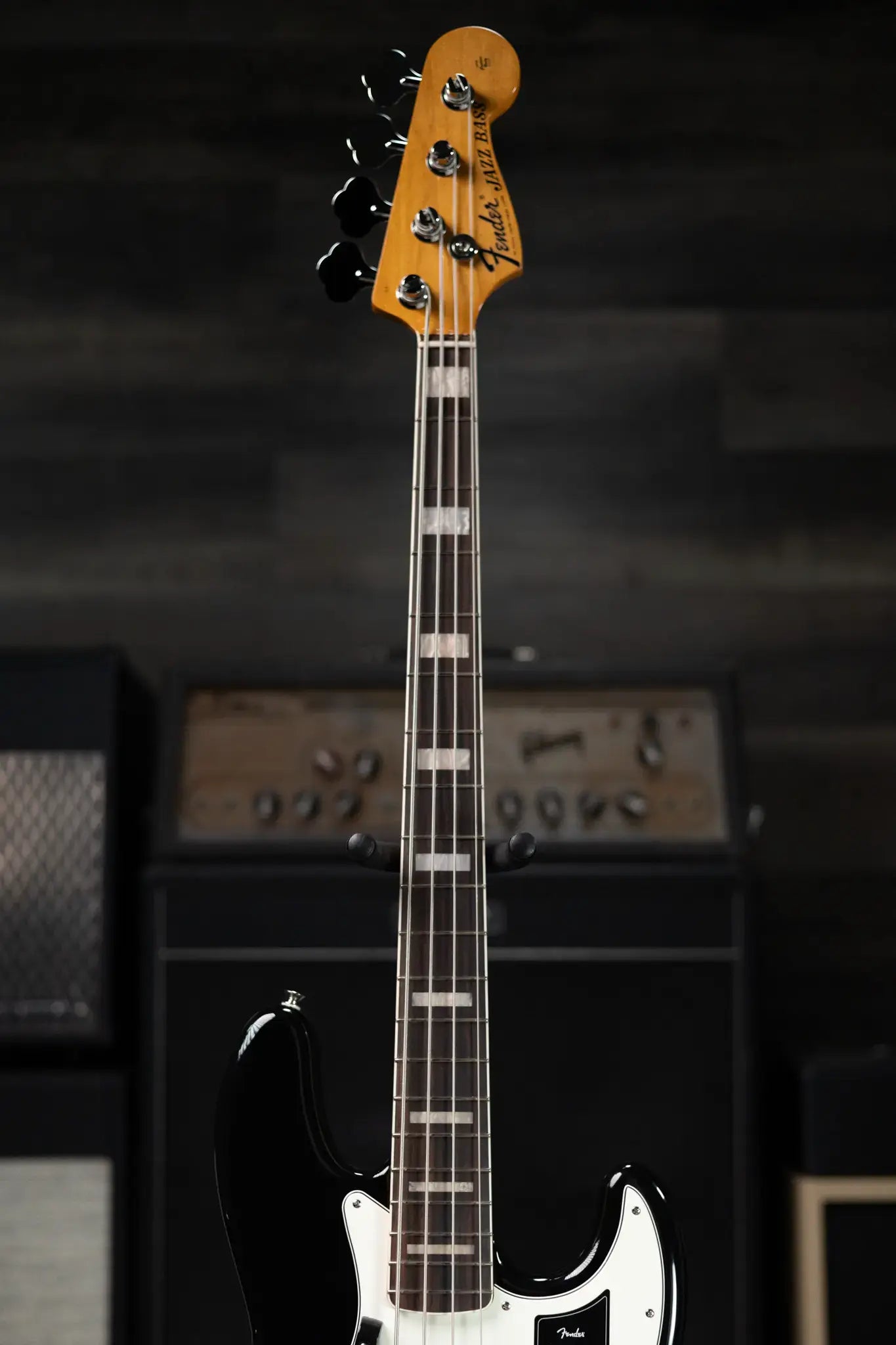 Fender Vintera III Early '70s Jazz Bass Guitar - Black with Gig Bag